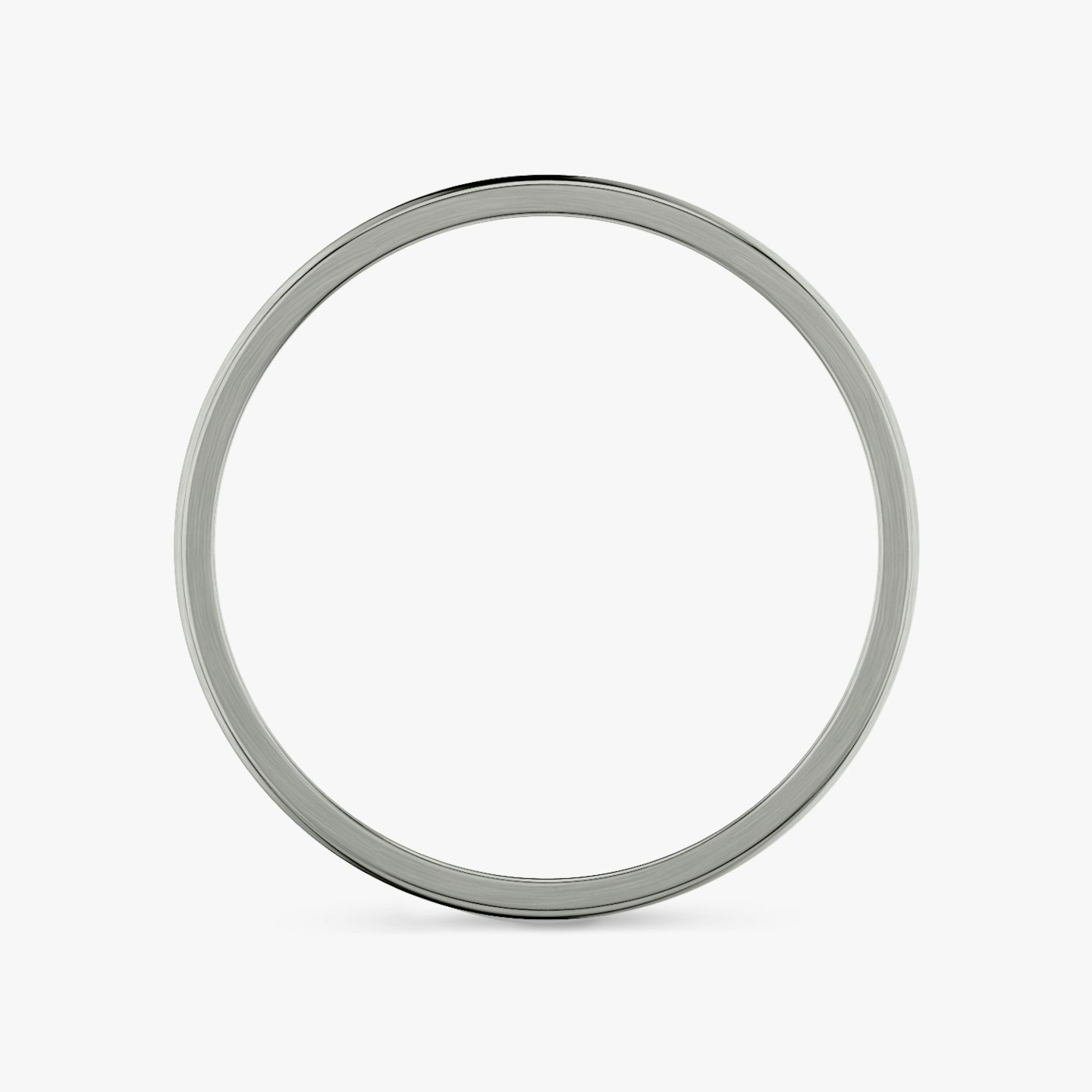 Brushed Round Band | Platinum | bandWidth: 2mm