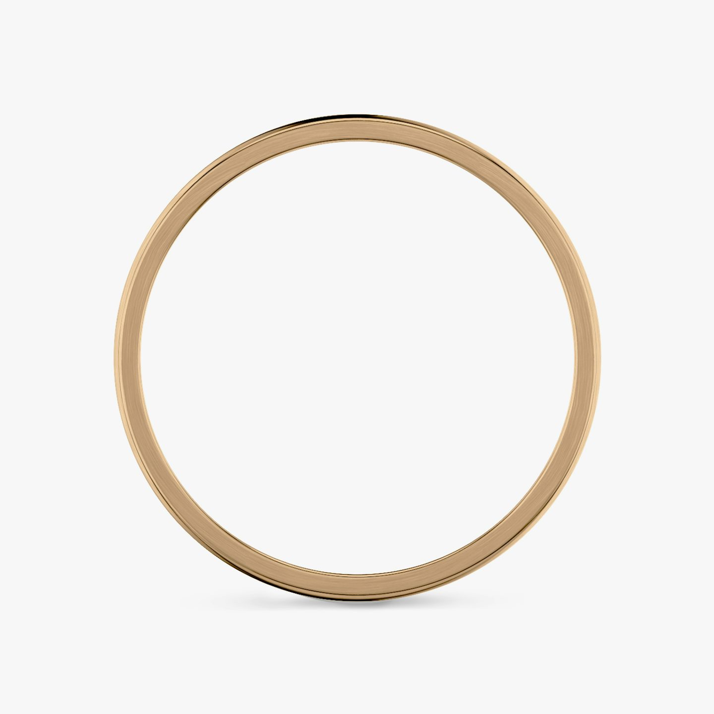 Brushed Round Band | 14k | Rose Gold | bandWidth: 2mm