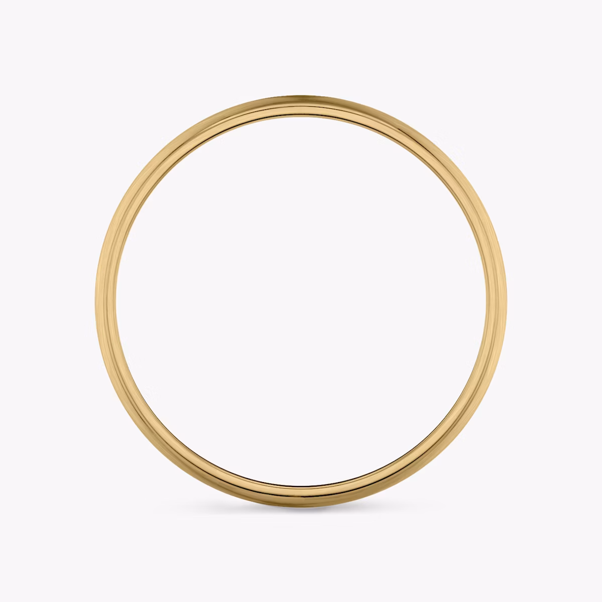 Brushed Round Band | 18k | Yellow Gold | bandWidth: 4mm