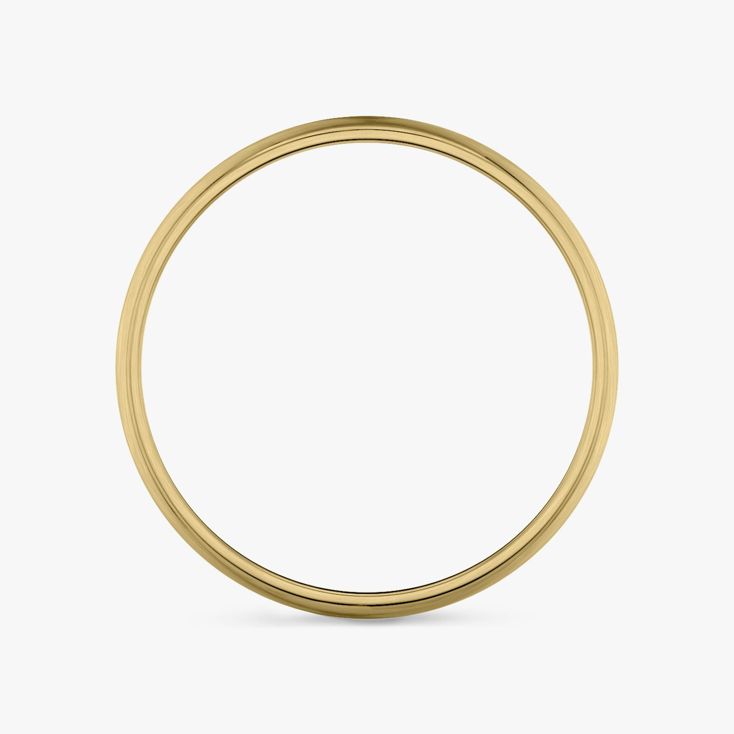 Brushed Round Band | 18k | Yellow Gold | bandWidth: 4mm
