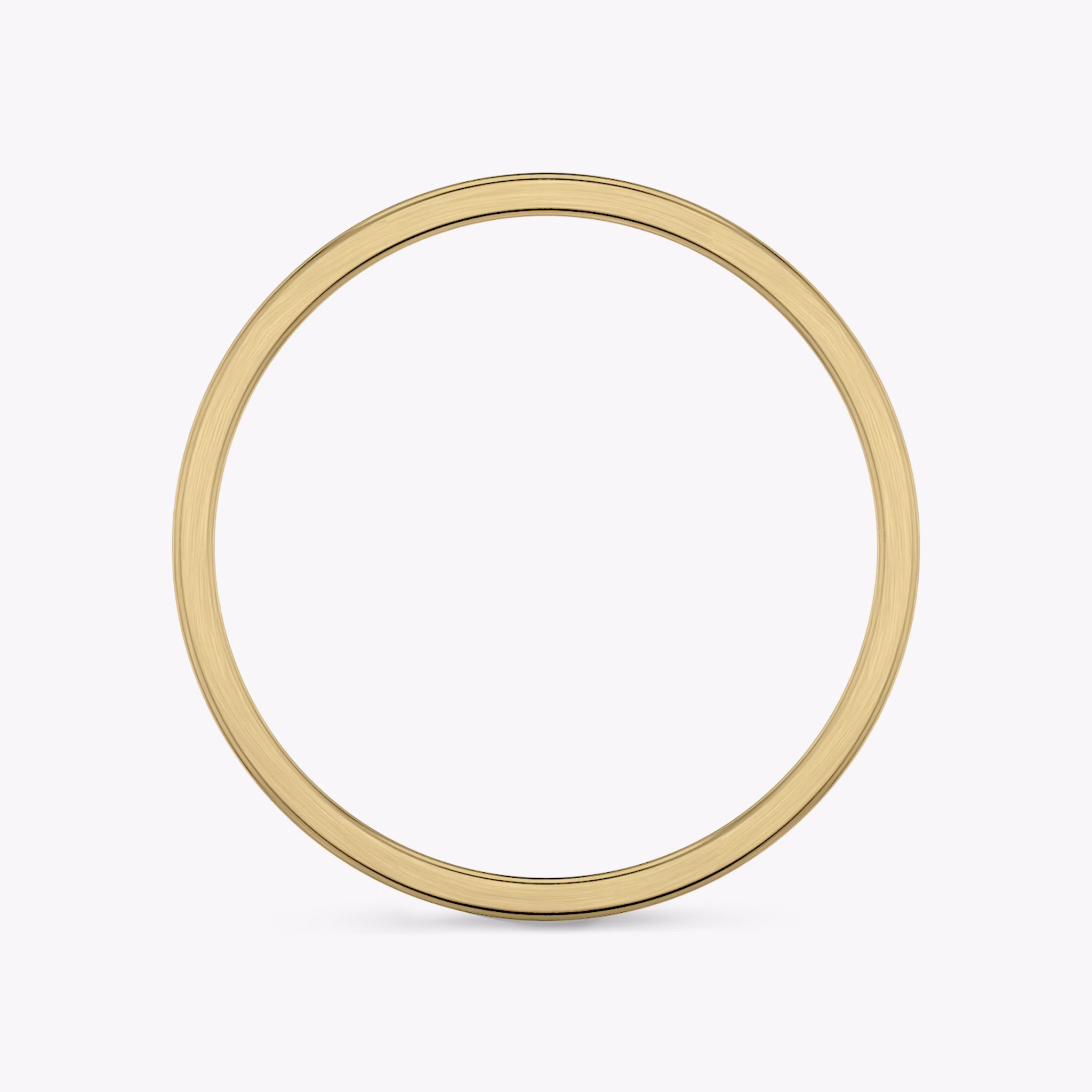 Brushed Flat Ehering | 18k | Gelbgold | bandWidth: 2mm