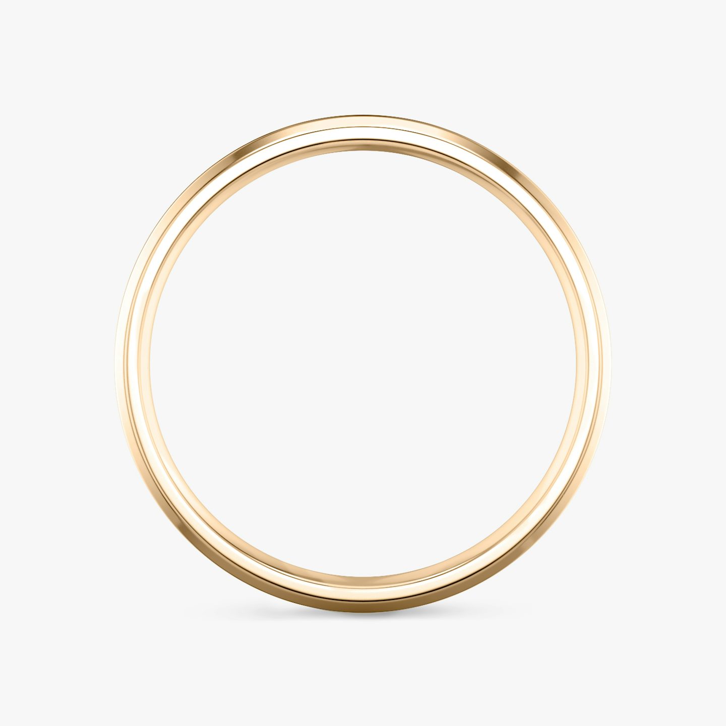 The Brushed Bevel Band | 14k | Rose Gold | bandWidth: 4mm