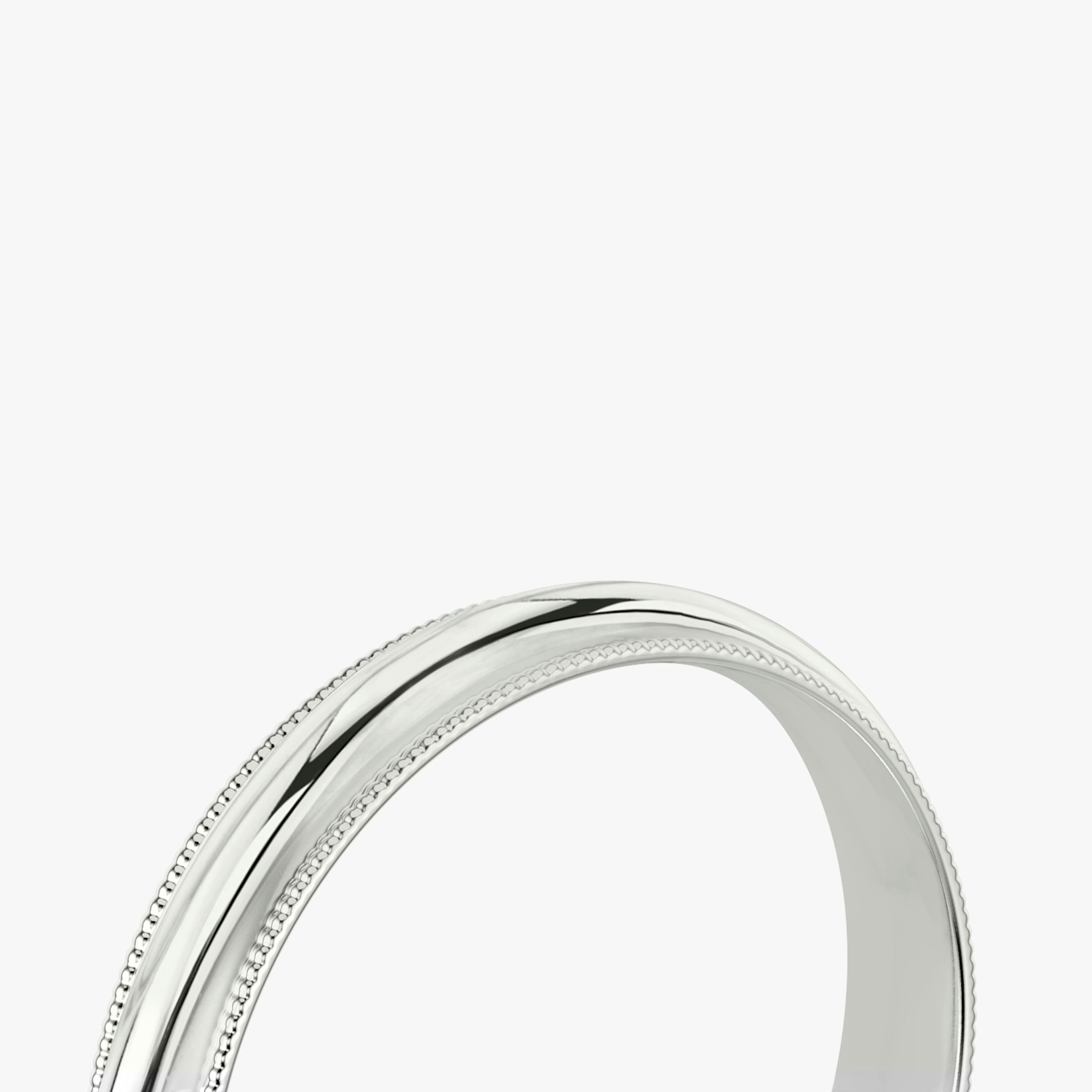 The Milgrain Band | Platinum | bandWidth: 4mm