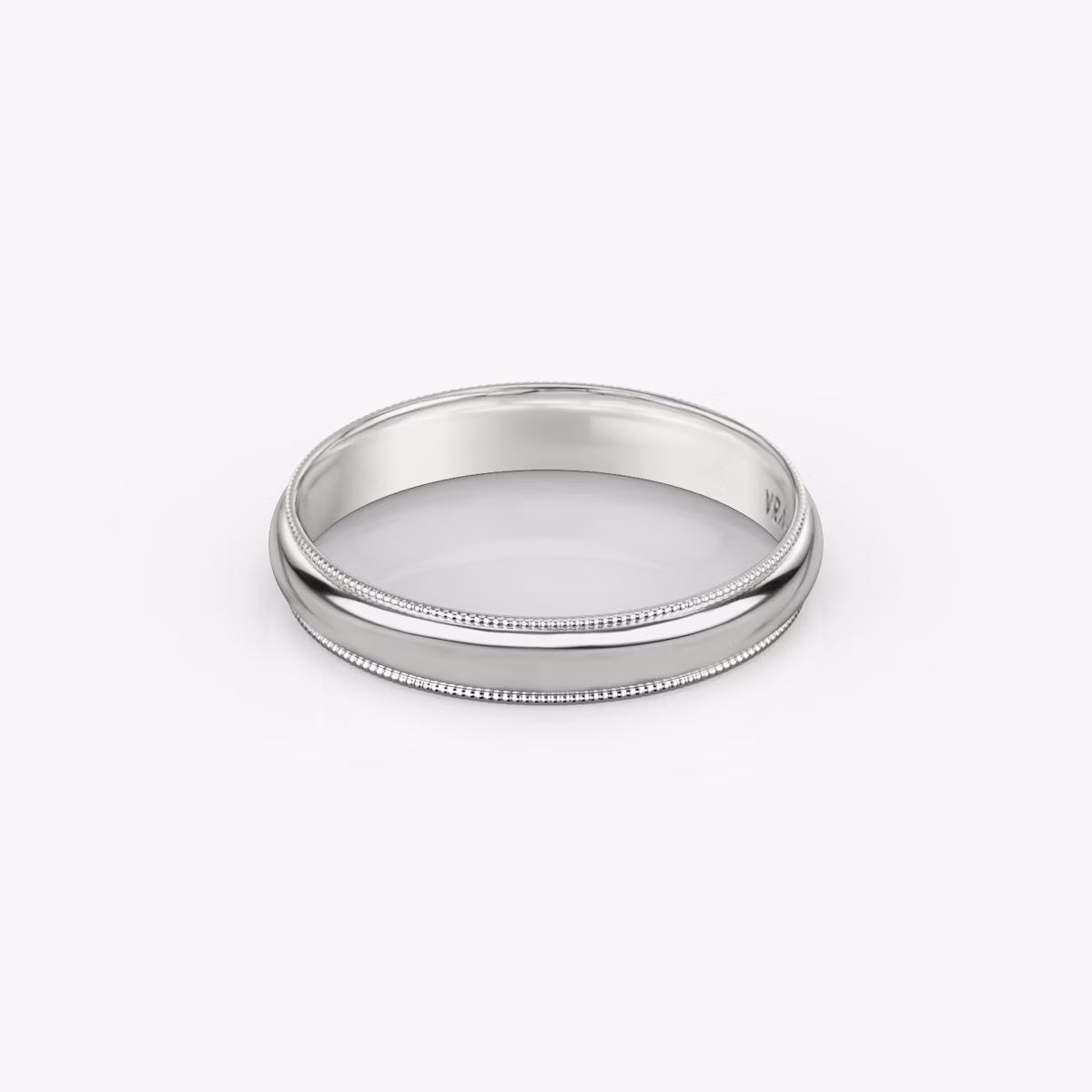 The Milgrain Band | Platinum | bandWidth: 4mm