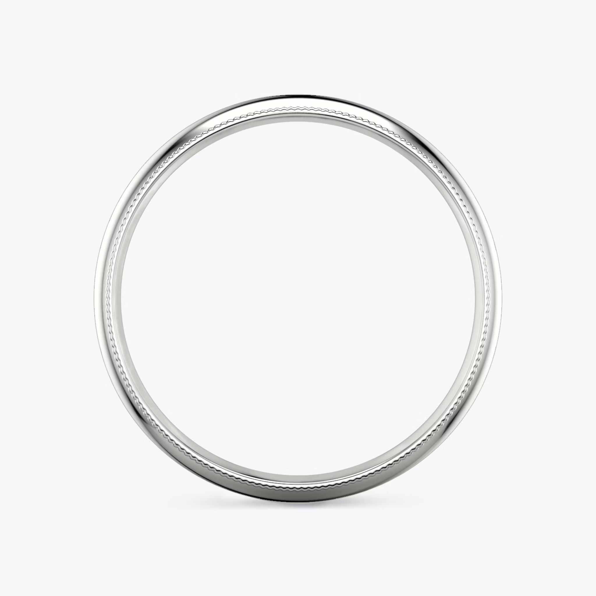 The Milgrain Band | Platinum | bandWidth: 4mm