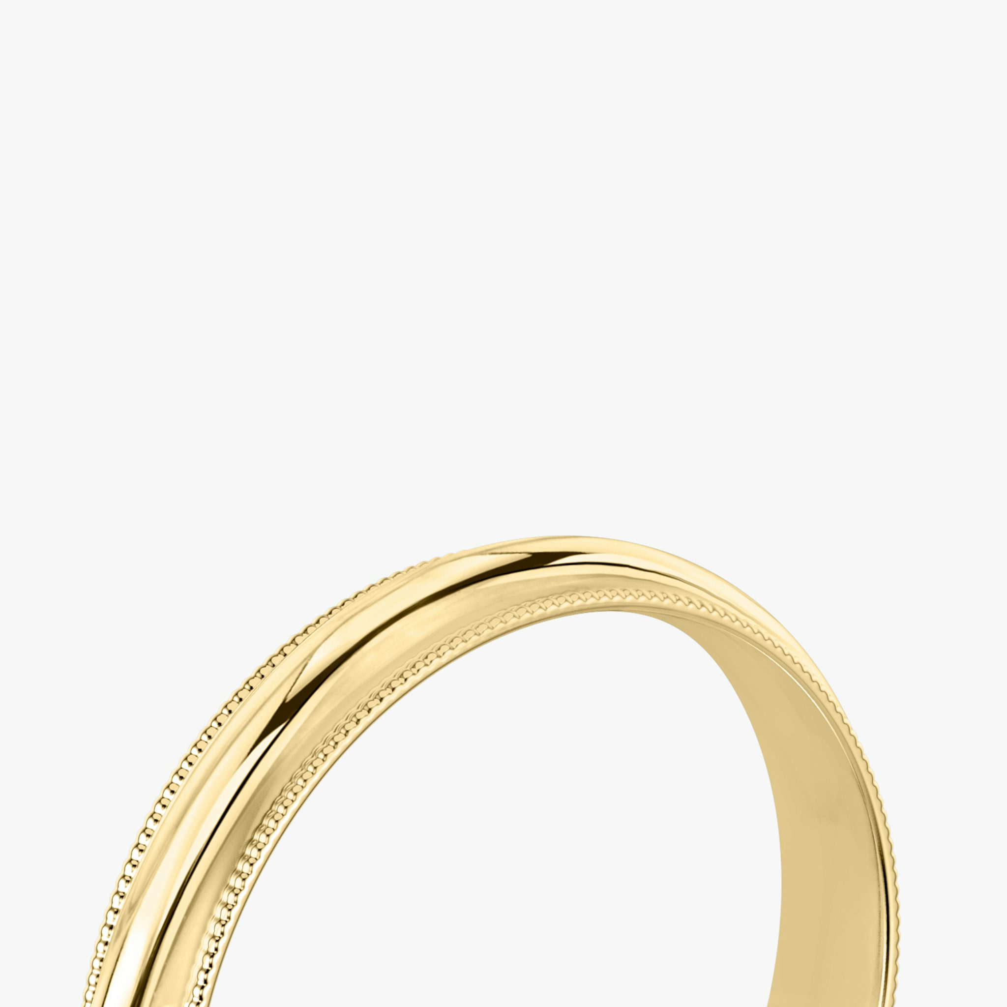 The Milgrain Band | 18k | Yellow Gold | bandWidth: 4mm