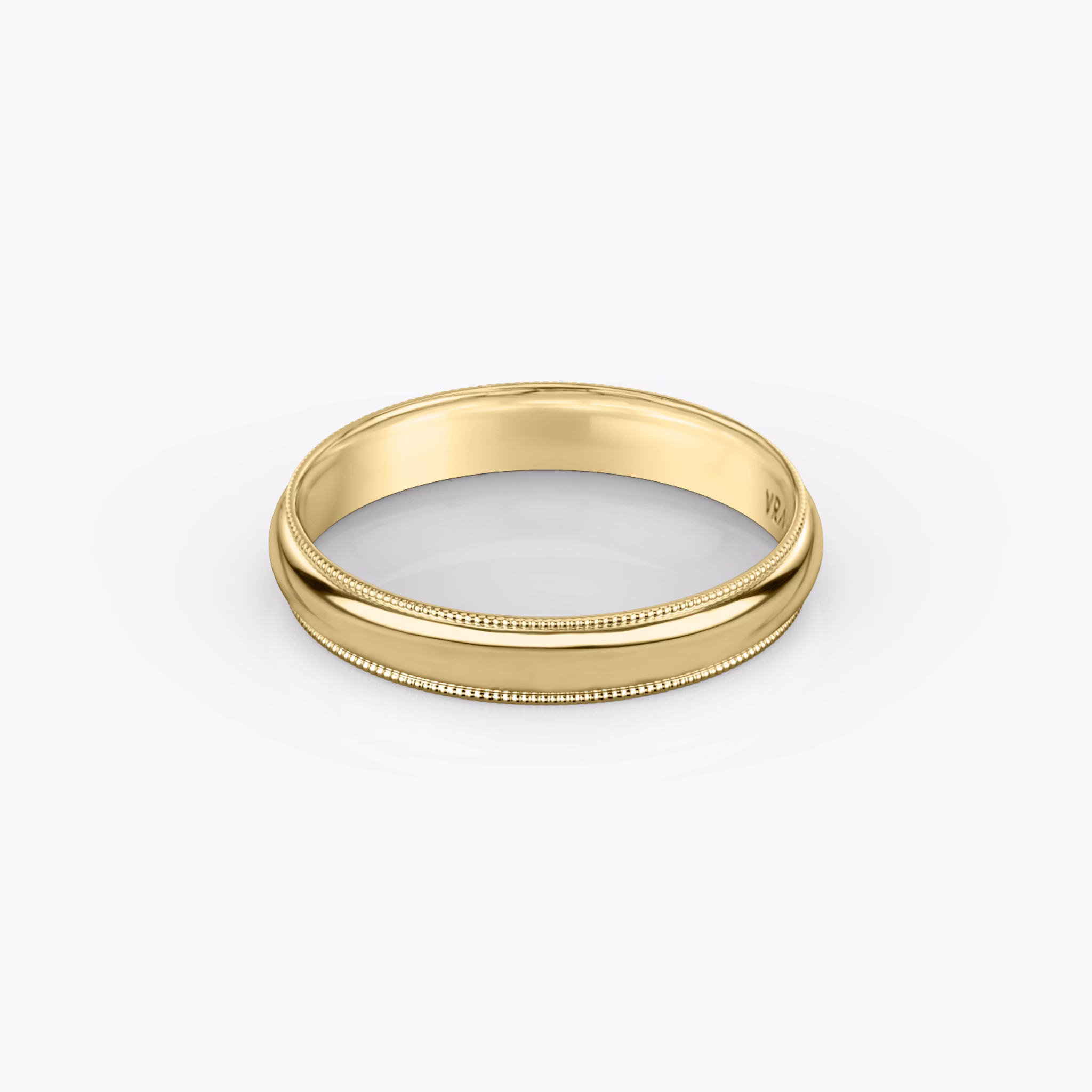 The Milgrain Band | 18k | Yellow Gold | bandWidth: 4mm