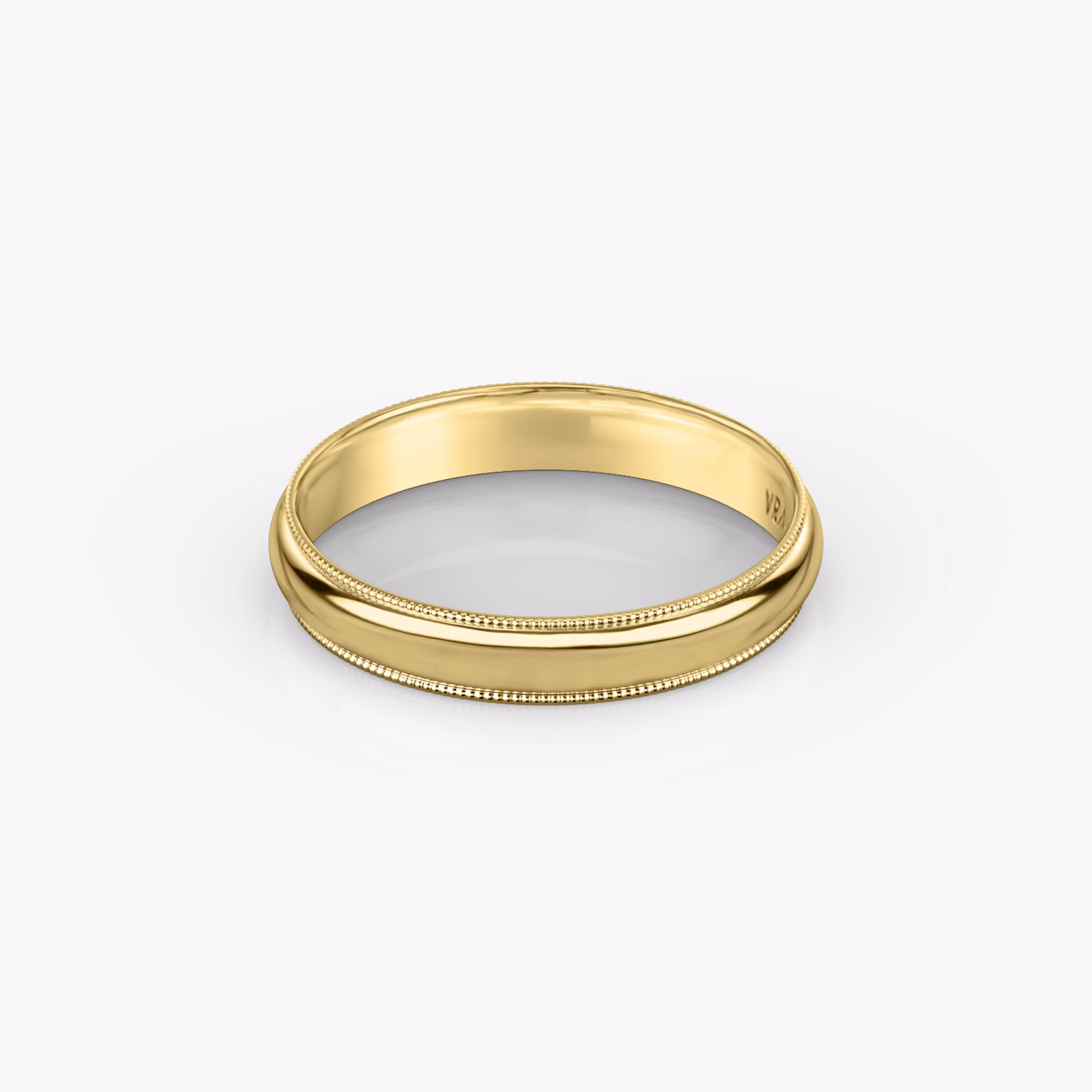 The Milgrain Band | Yellow Gold