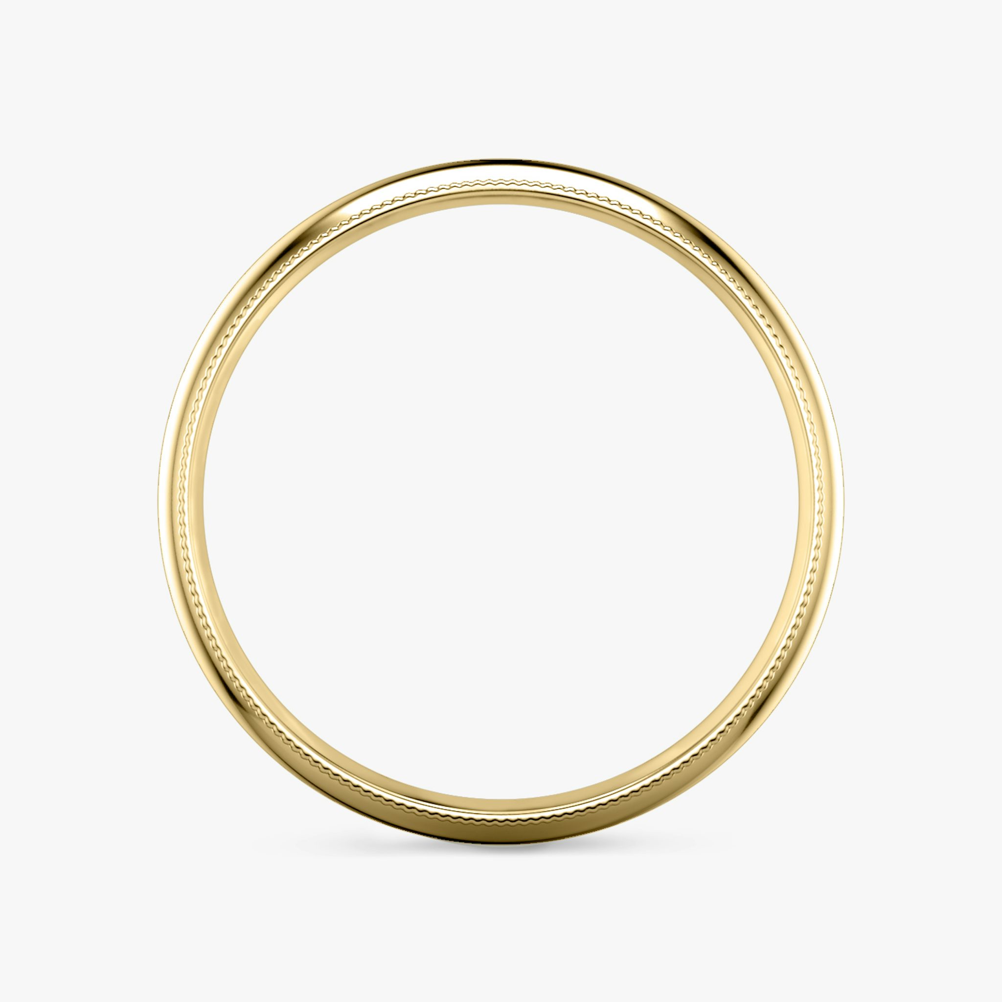 The Milgrain Band | 18k | Yellow Gold | bandWidth: 4mm