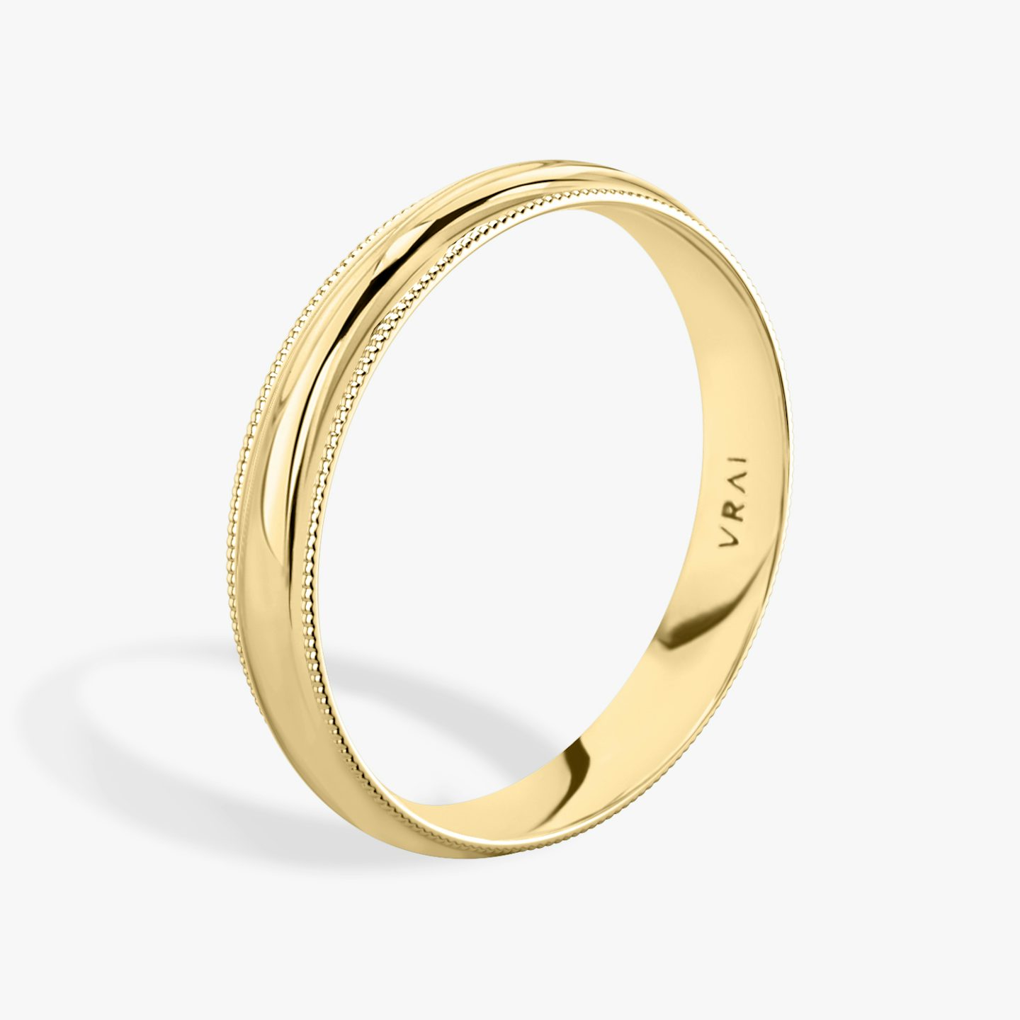 The Milgrain Band | 18k | Yellow Gold | bandWidth: 4mm
