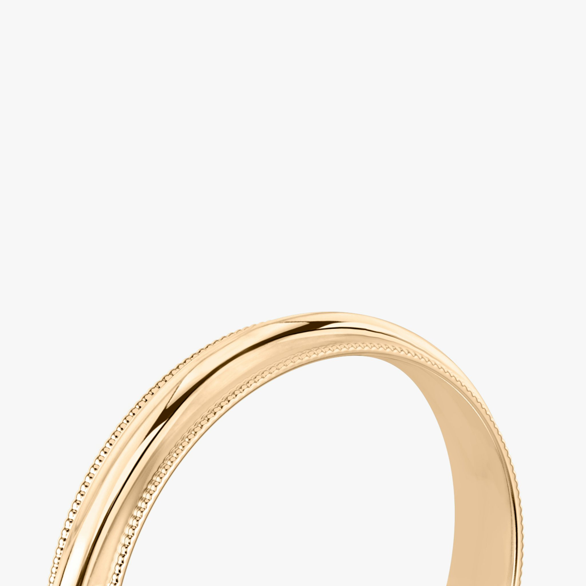 The Milgrain Band | 14k | Rose Gold | bandWidth: 4mm