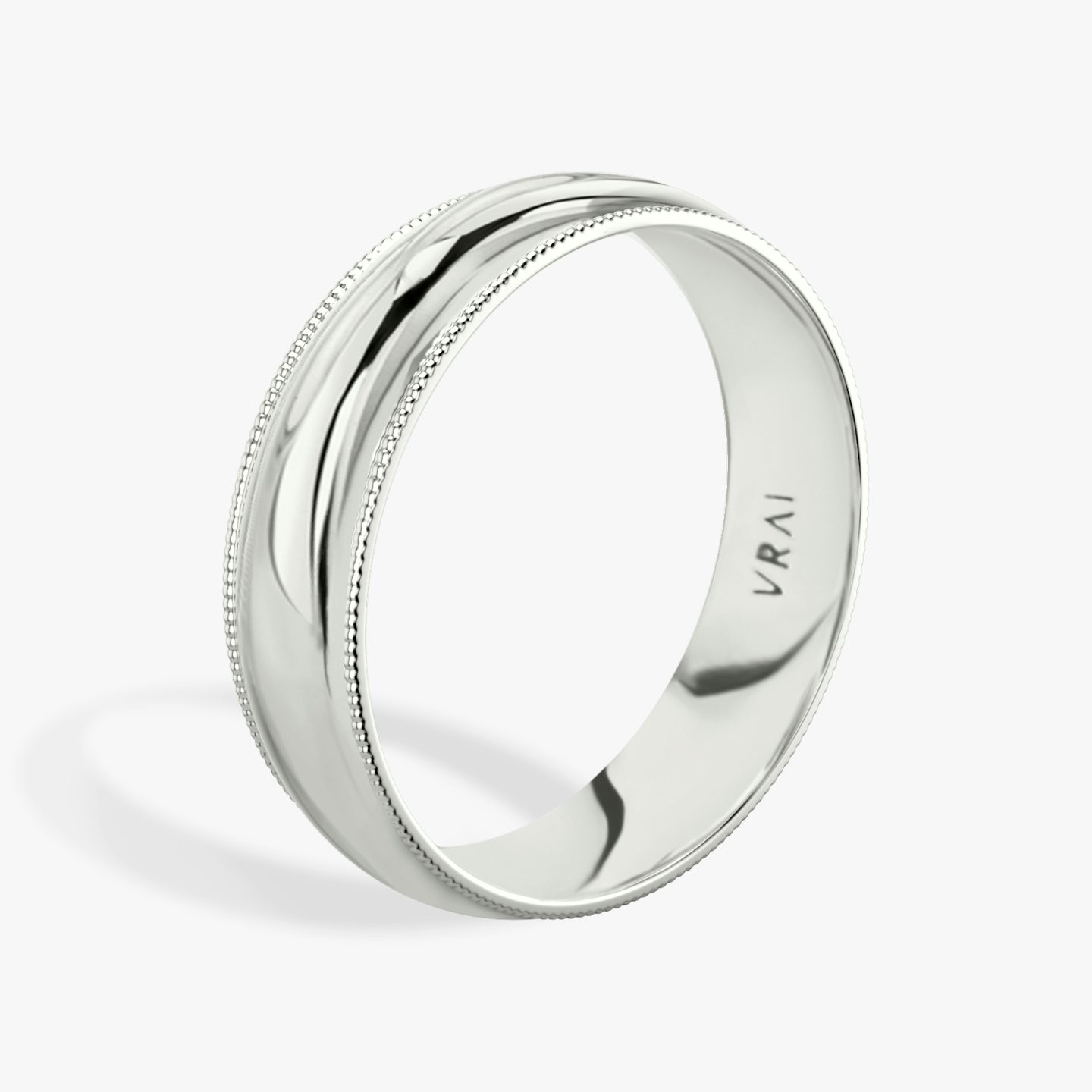 The Milgrain Band | Platinum | bandWidth: 6mm
