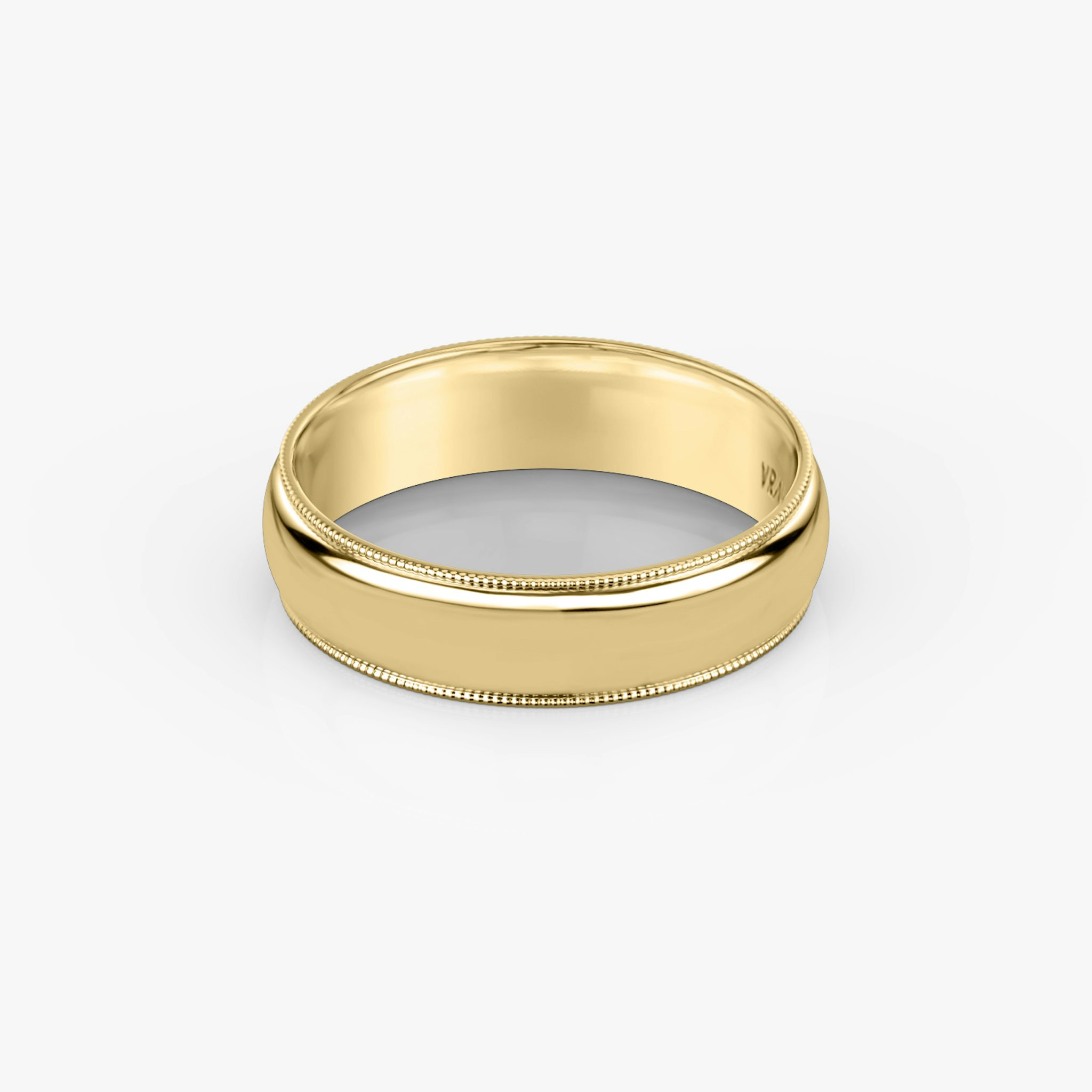 The Milgrain Band | 18k | Yellow Gold | bandWidth: 6mm