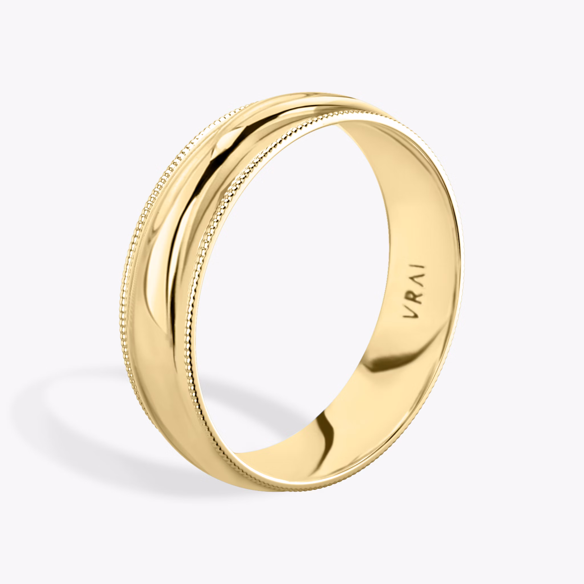 The Milgrain Band | 18k | Yellow Gold | bandWidth: 6mm