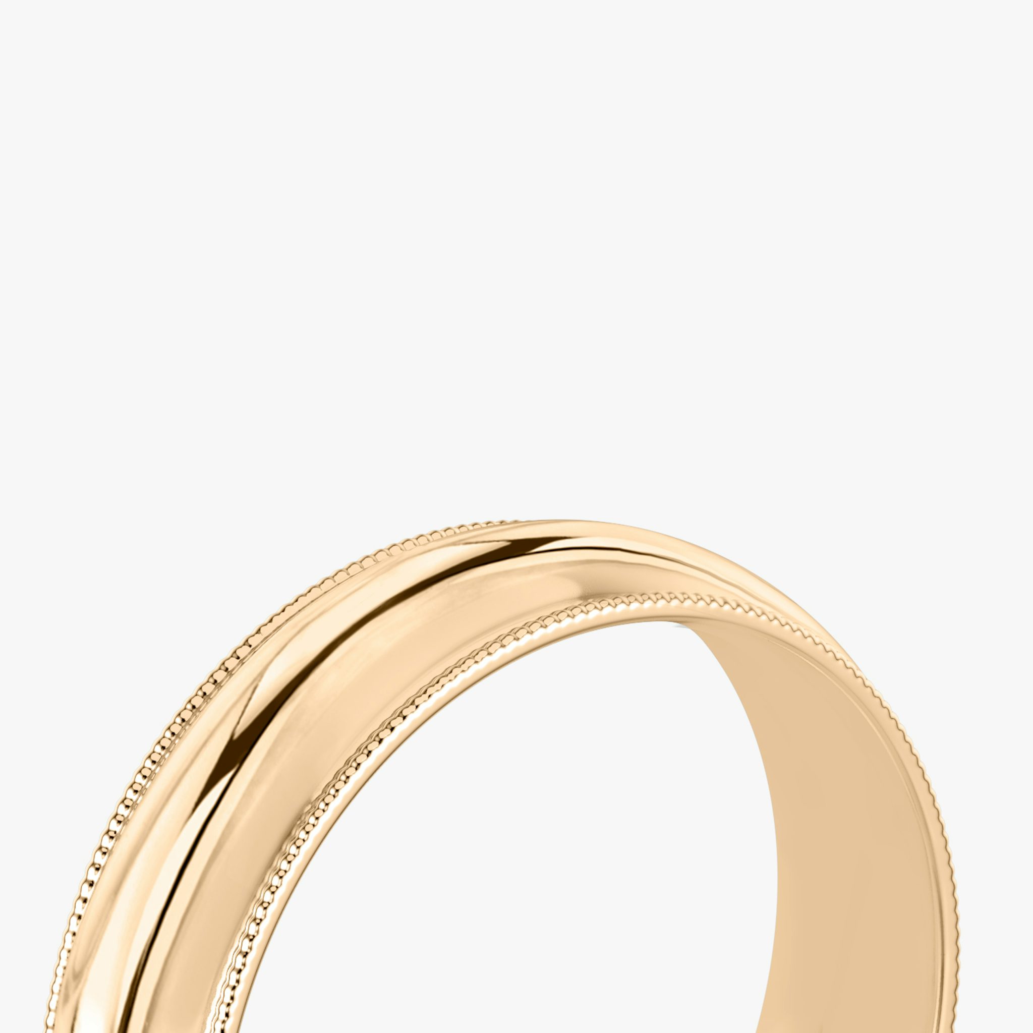 The Milgrain Band | 14k | Rose Gold | bandWidth: 6mm