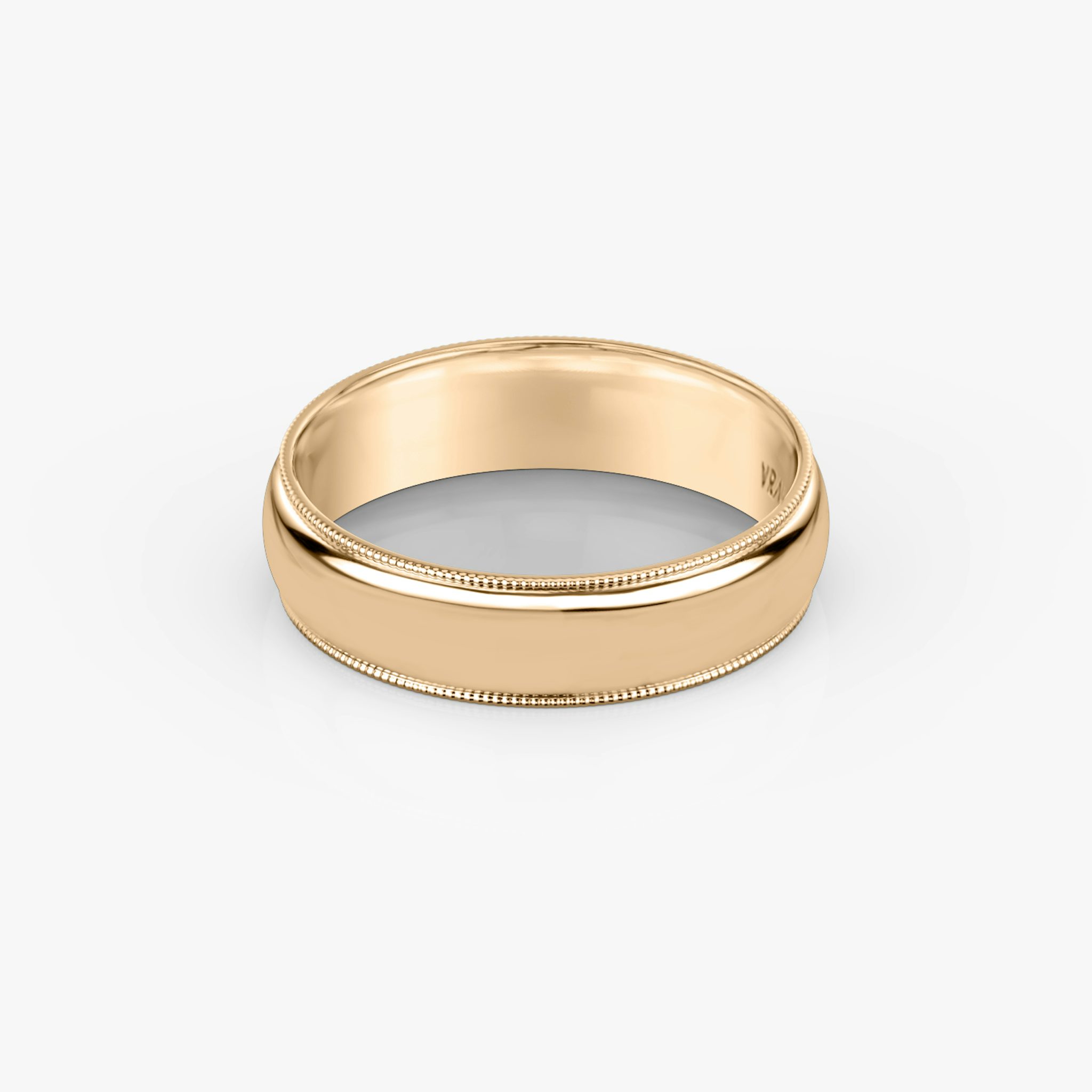 The Milgrain Band | 14k | Rose Gold | bandWidth: 6mm