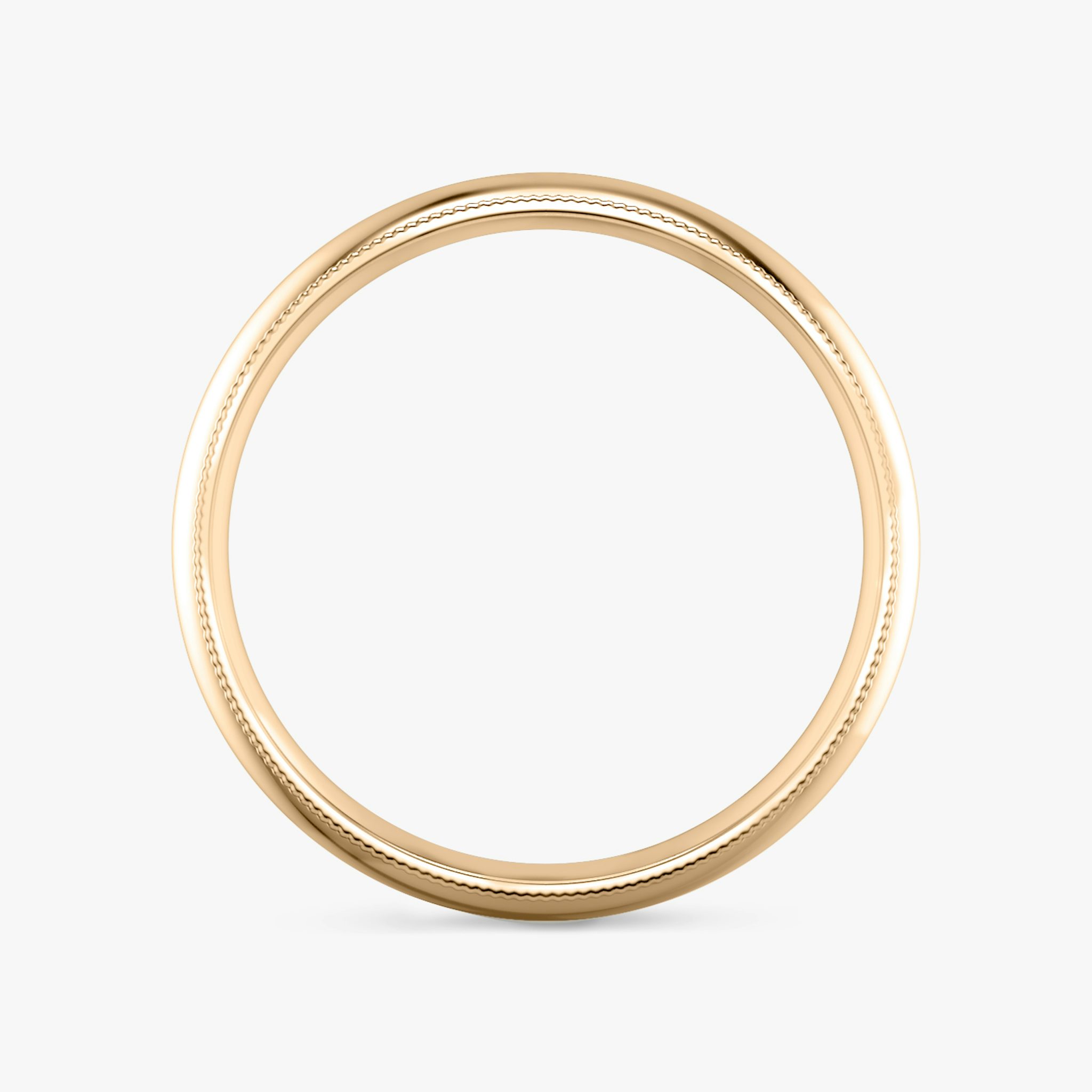 The Milgrain Band | 14k | Rose Gold | bandWidth: 6mm