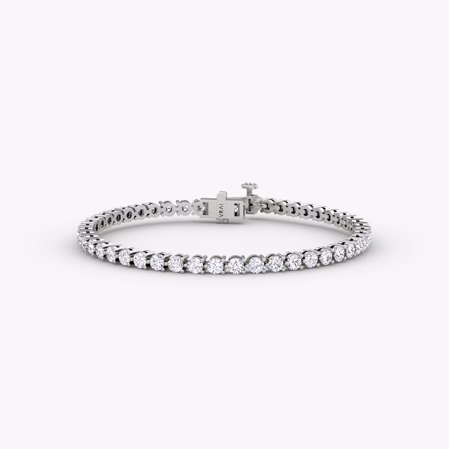 Tennis Bracelet Round Brilliant | White Gold