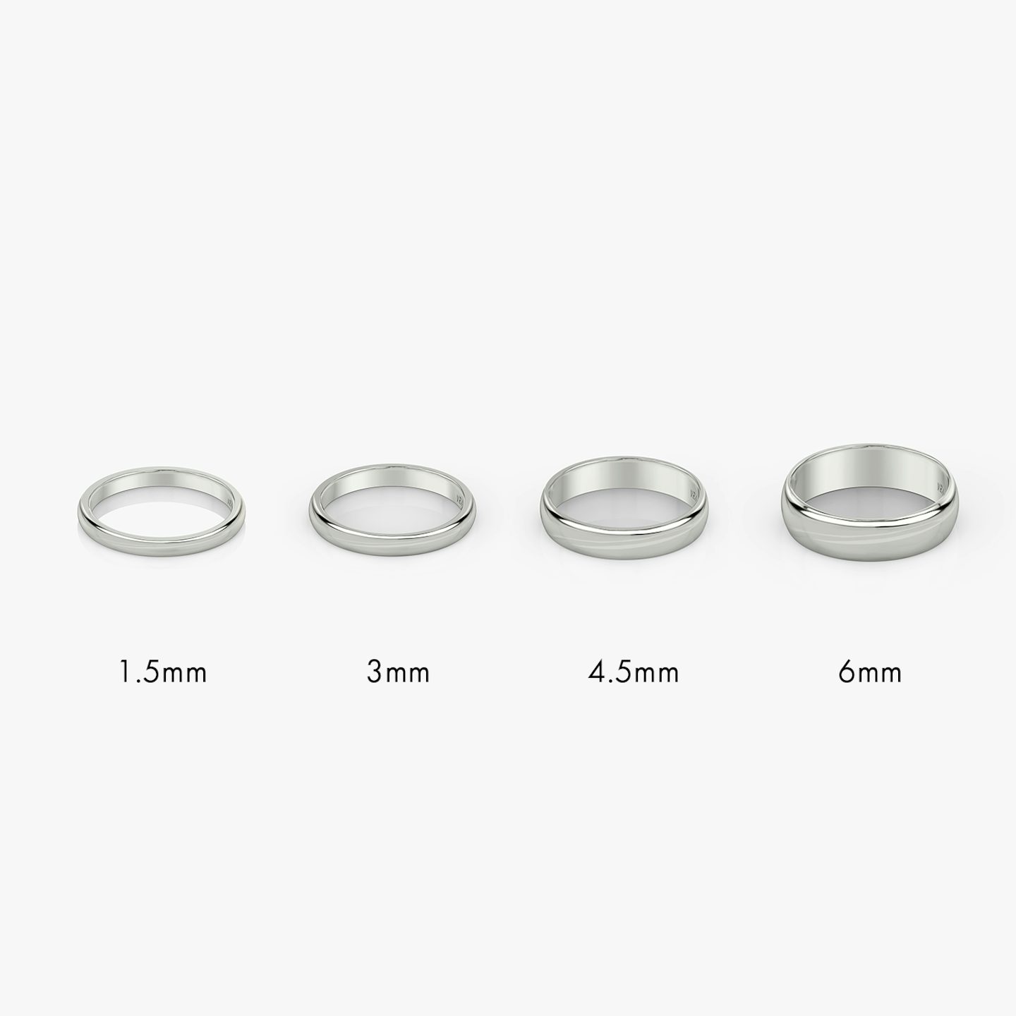 The Round | 18k | White Gold | bandWidth: 3mm
