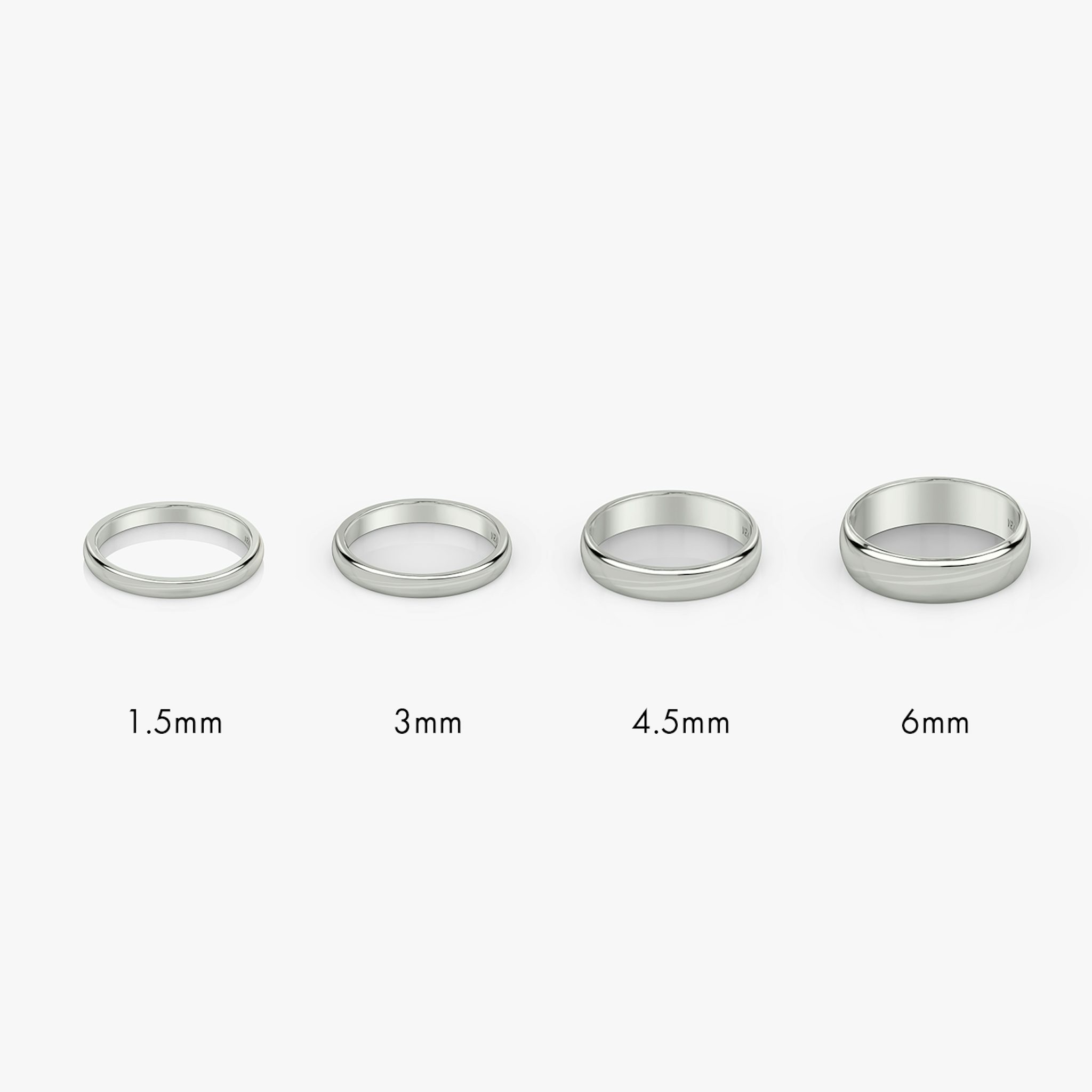 The Round | 18k | White Gold | bandWidth: 4.5mm