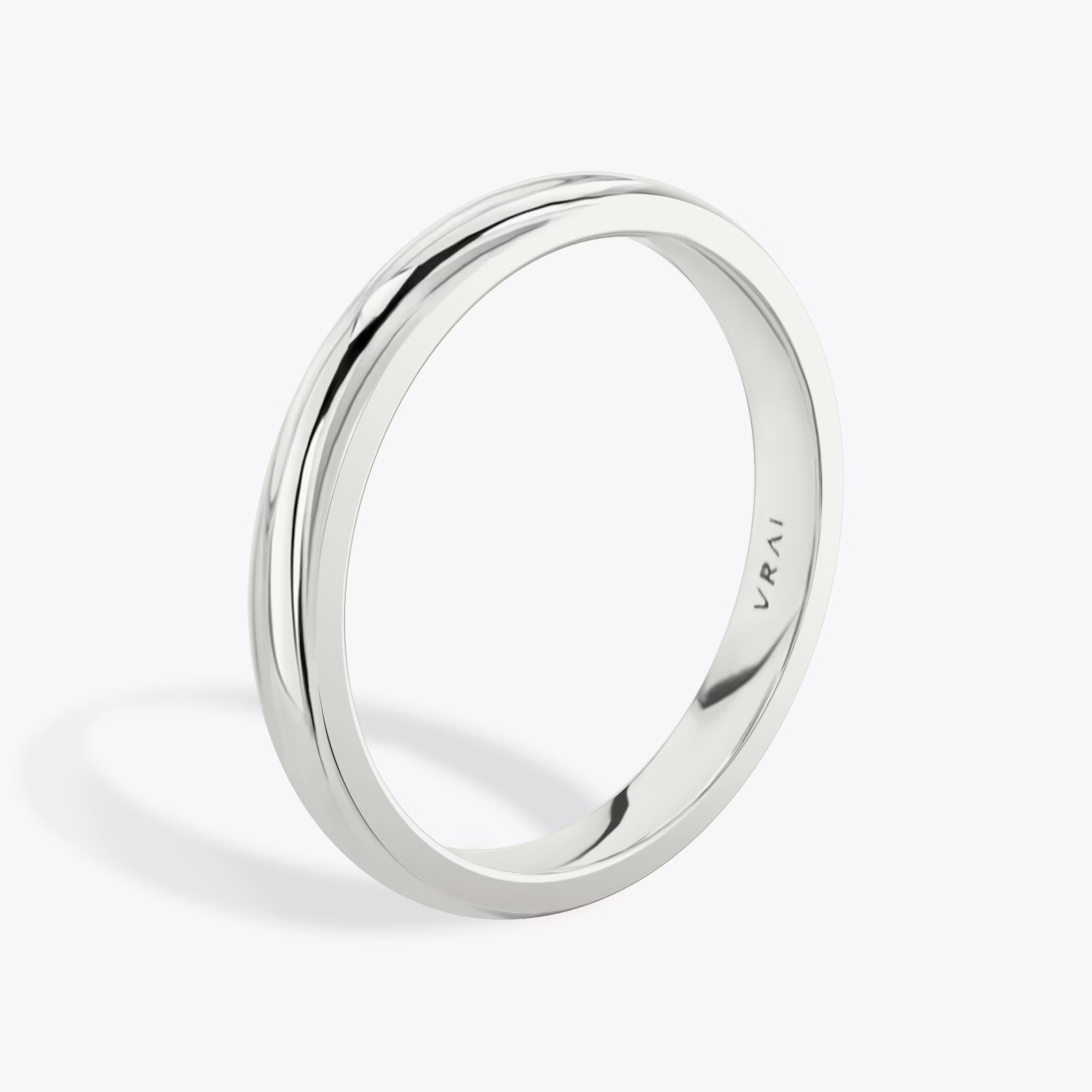 The Round | Platinum | bandWidth: 3mm
