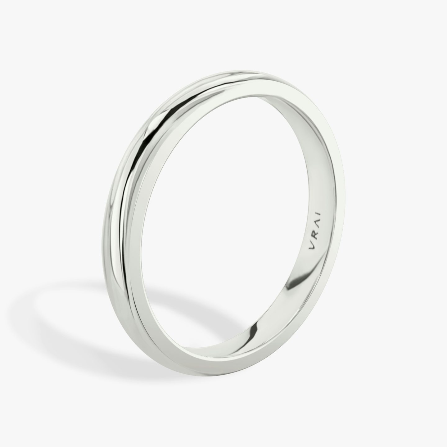 The Round | 18k | White Gold | bandWidth: 3mm