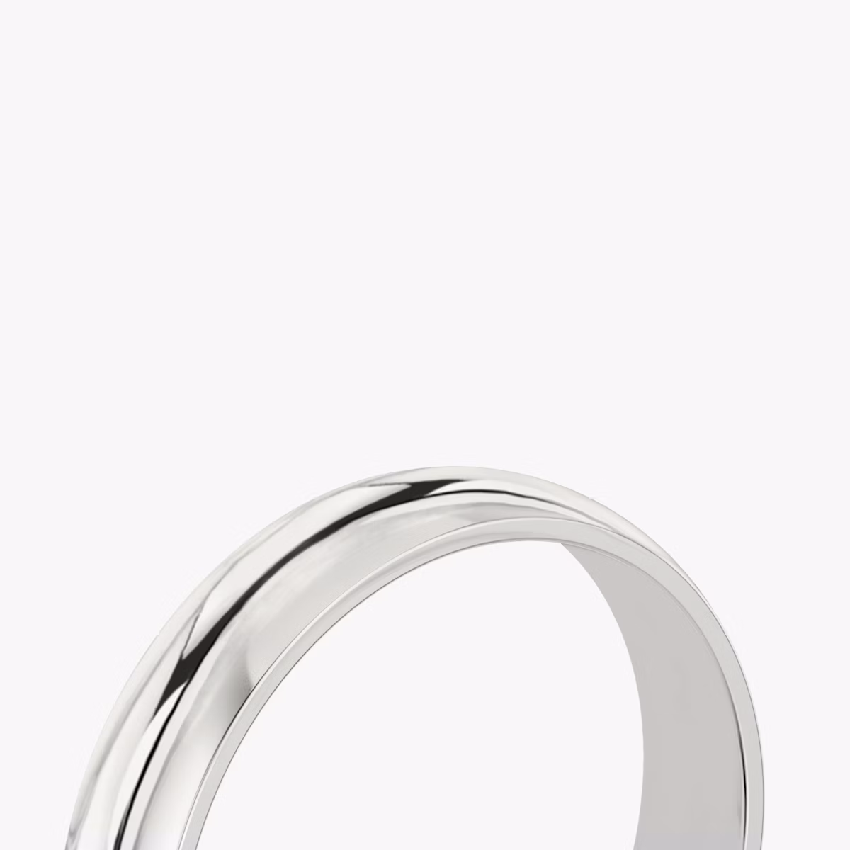 The Round | Platinum | bandWidth: 4.5mm