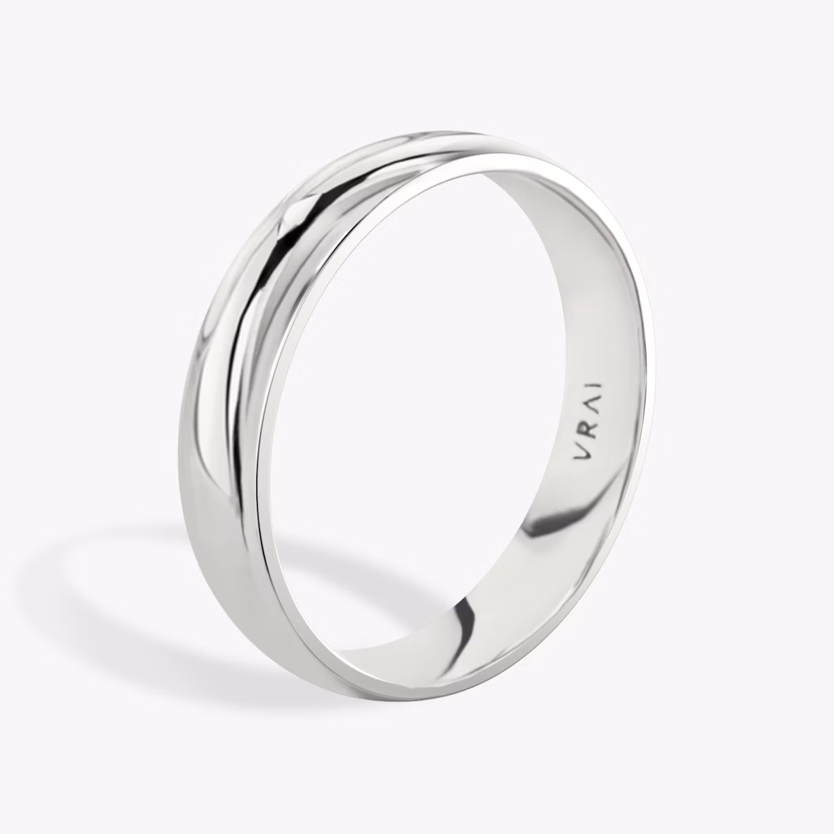The Round | Platinum | bandWidth: 4.5mm