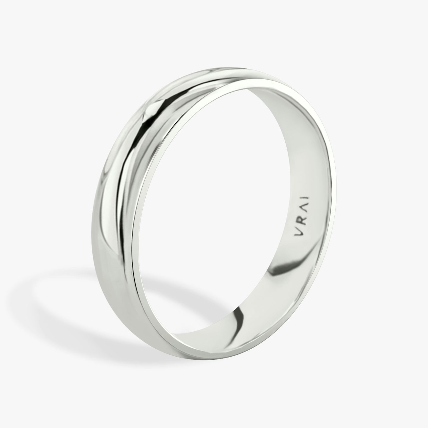 The Round | 18k | White Gold | bandWidth: 4.5mm