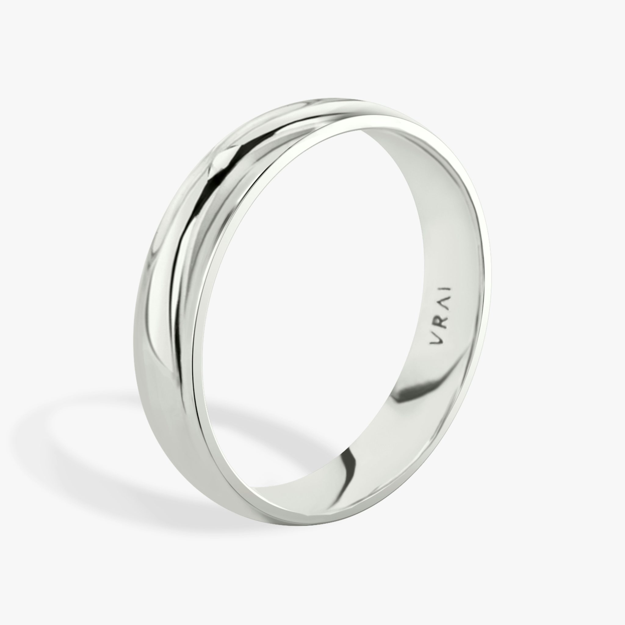 The Round | 18k | White Gold | bandWidth: 4.5mm
