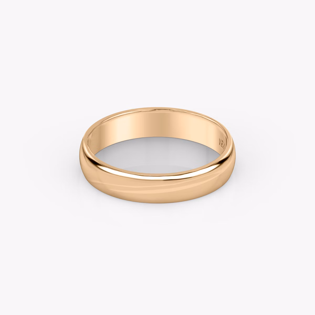 Alianza Round | 14k | Oro rosa | bandWidth: 4.5mm