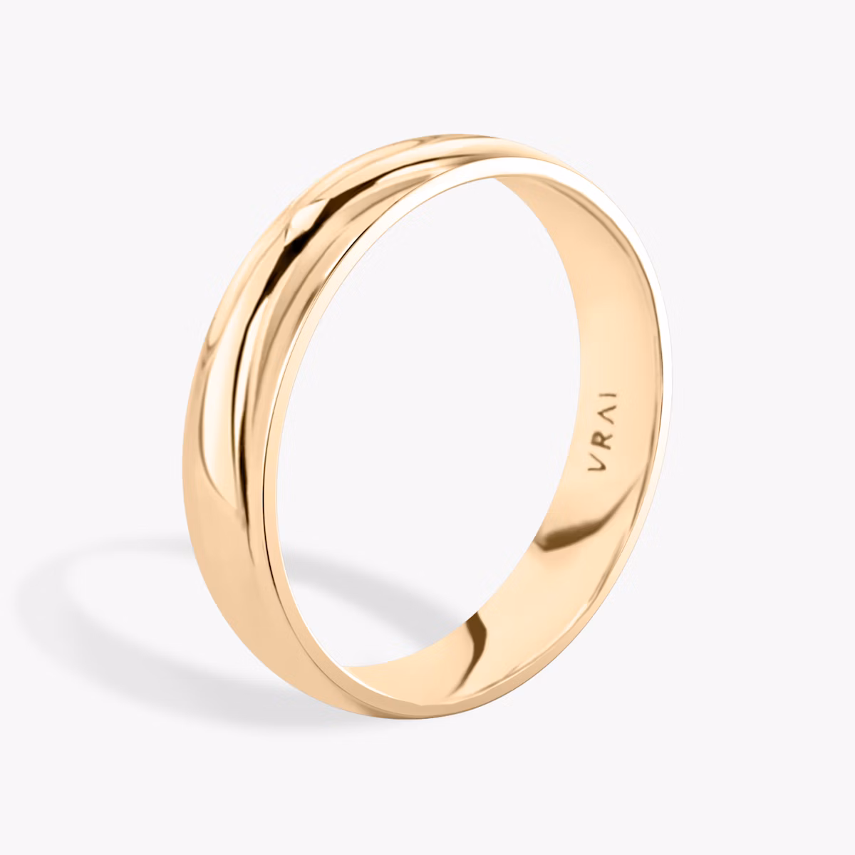 Alianza Round | 14k | Oro rosa | bandWidth: 4.5mm