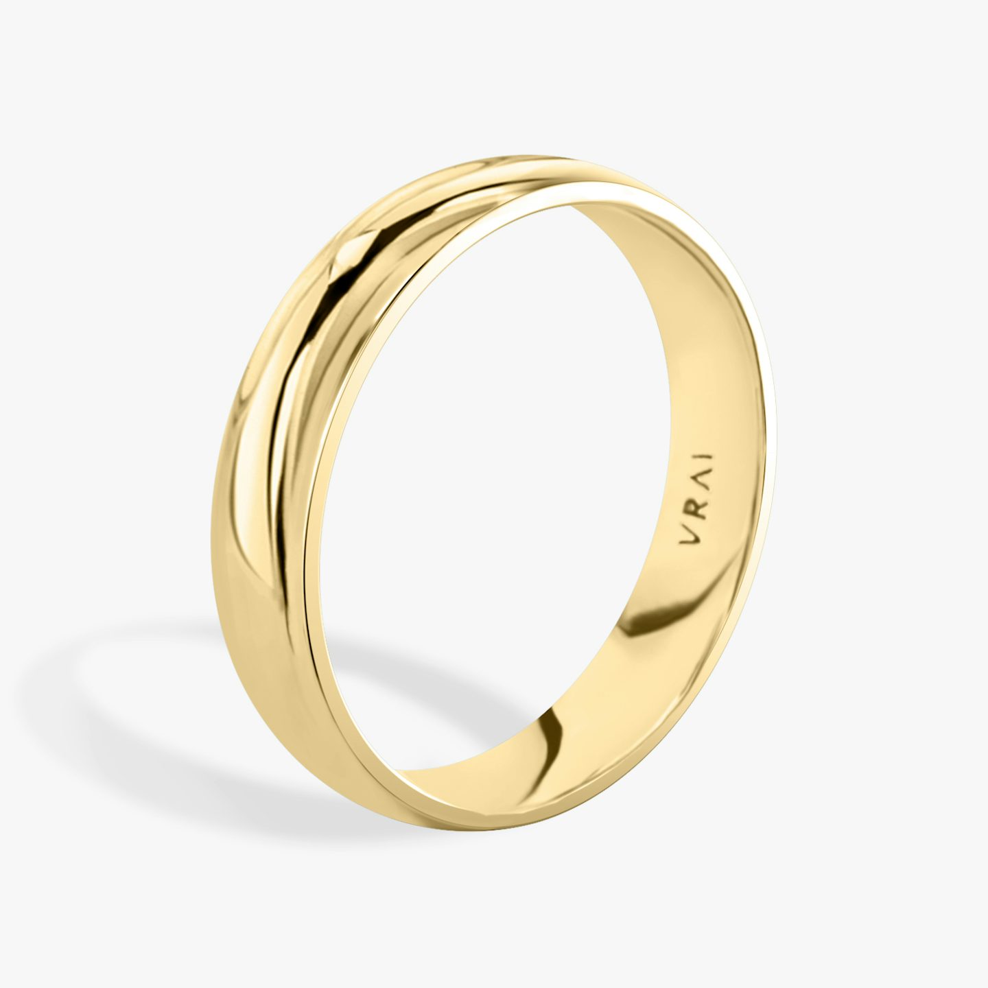 Round Ehering | 18k | Gelbgold | bandWidth: 4.5mm