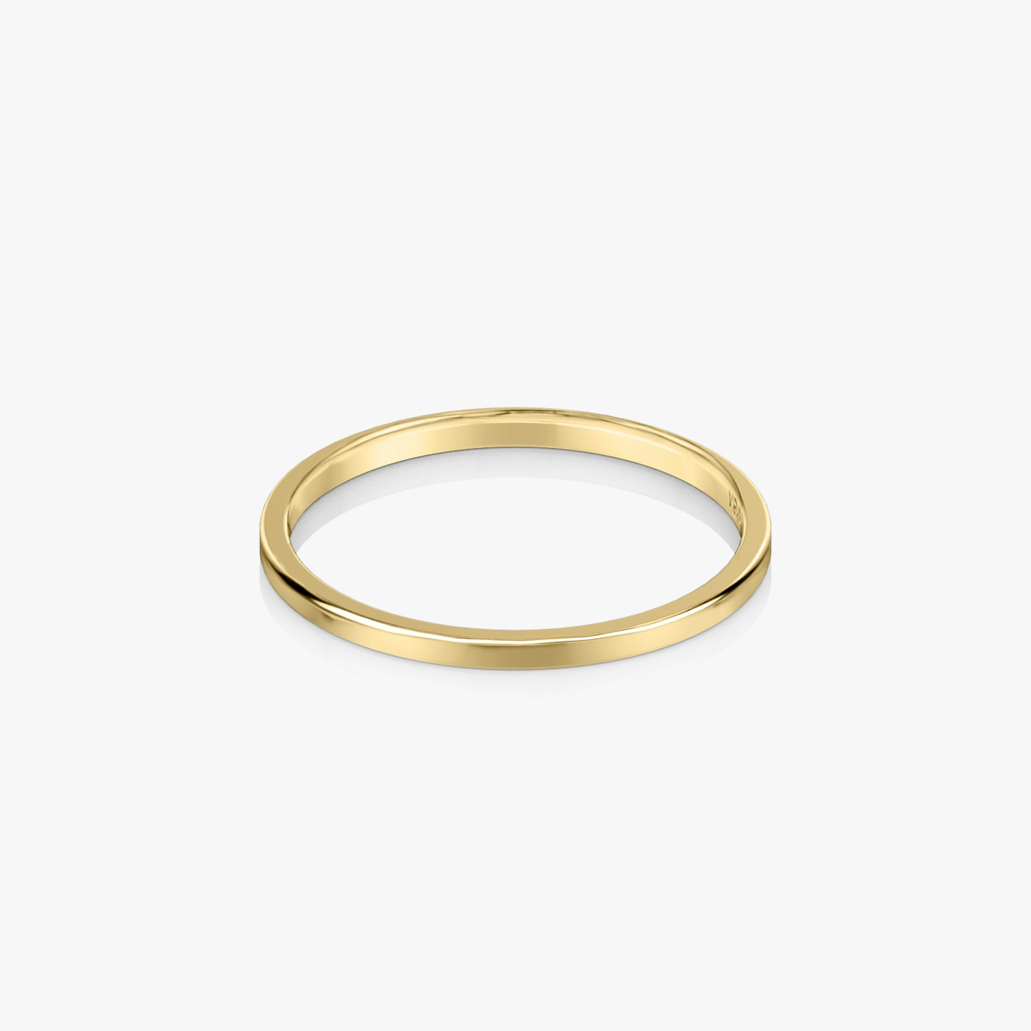 The Flat | 18k | Yellow Gold | bandWidth: 1.5mm