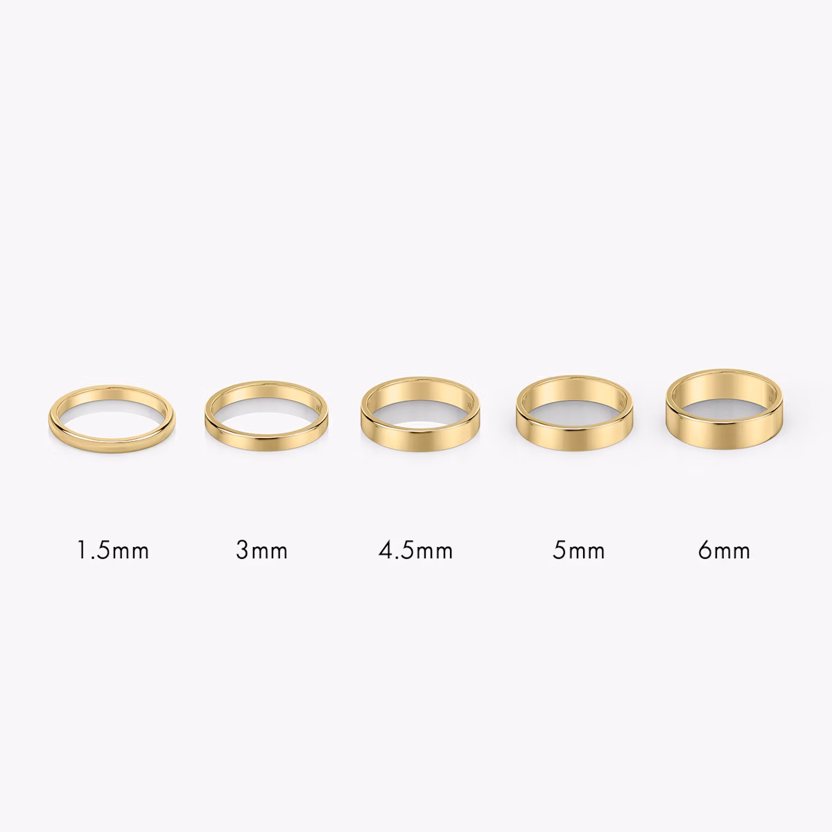 The Flat | 18k | Yellow Gold | bandWidth: 1.5mm