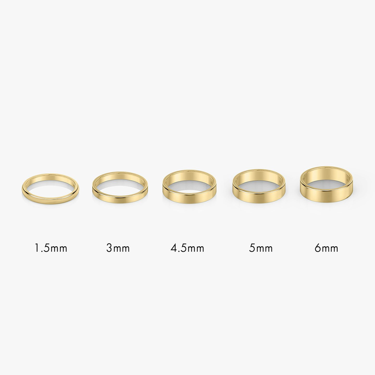 The Flat | 18k | Yellow Gold | bandWidth: 5mm