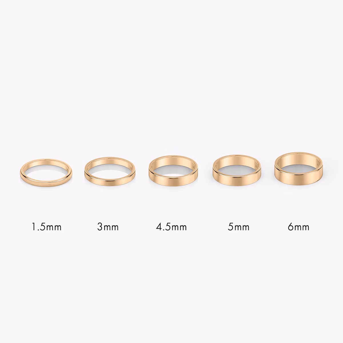 The Flat | 14k | Rose Gold | bandWidth: 3mm
