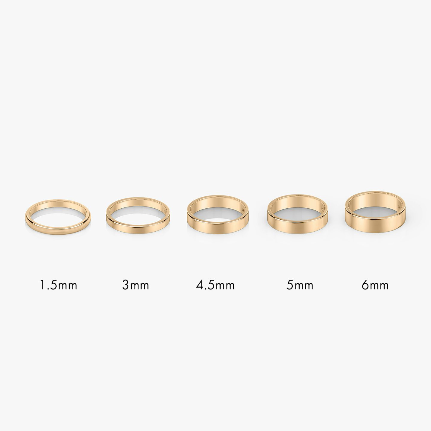 The Flat | 14k | Rose Gold | bandWidth: 6mm