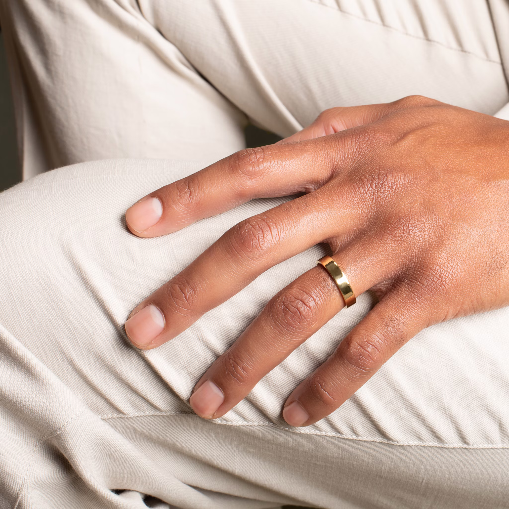 Flat Ehering | 18k | Gelbgold | bandWidth: 3mm