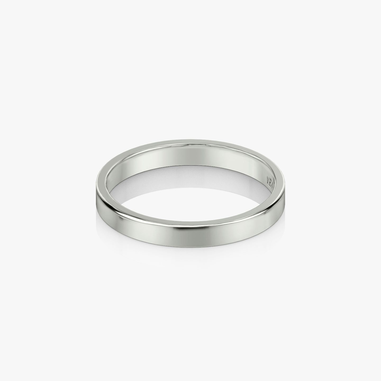 The Flat | 18k | White Gold | bandWidth: 3mm