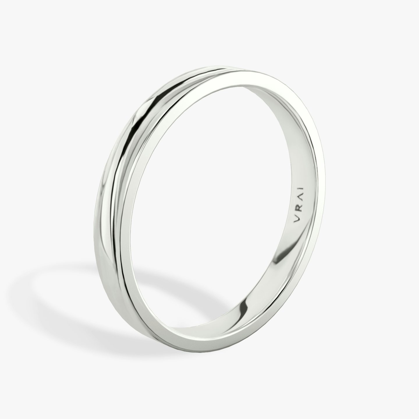 The Flat | 18k | White Gold | bandWidth: 3mm