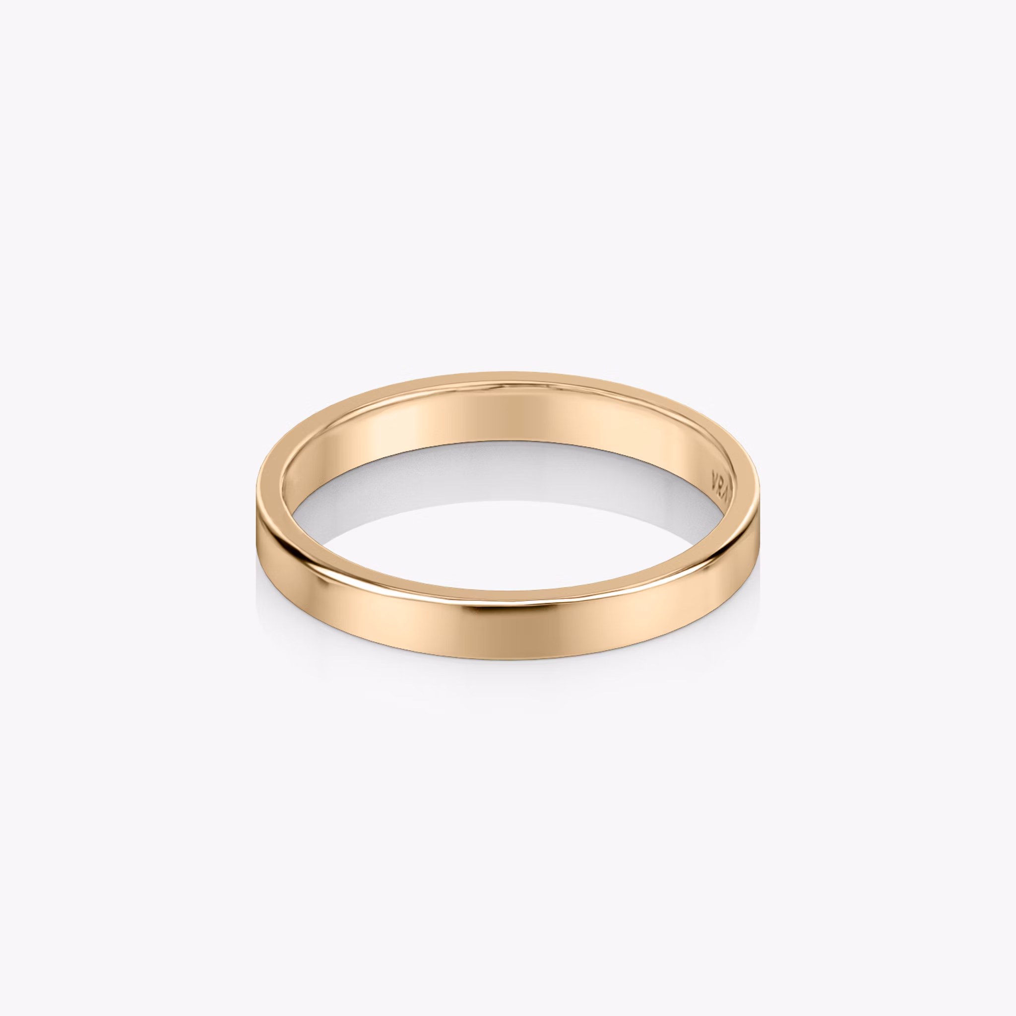 The Flat | 14k | Rose Gold | bandWidth: 3mm