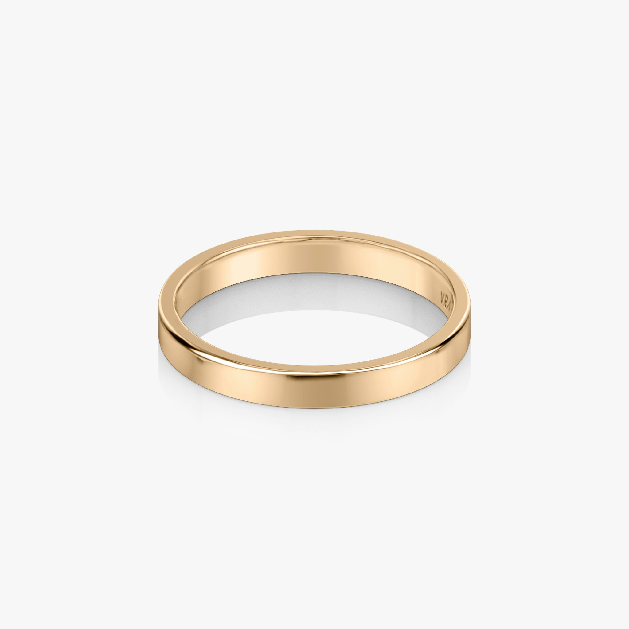 The Flat | 14k | Rose Gold | bandWidth: 3mm