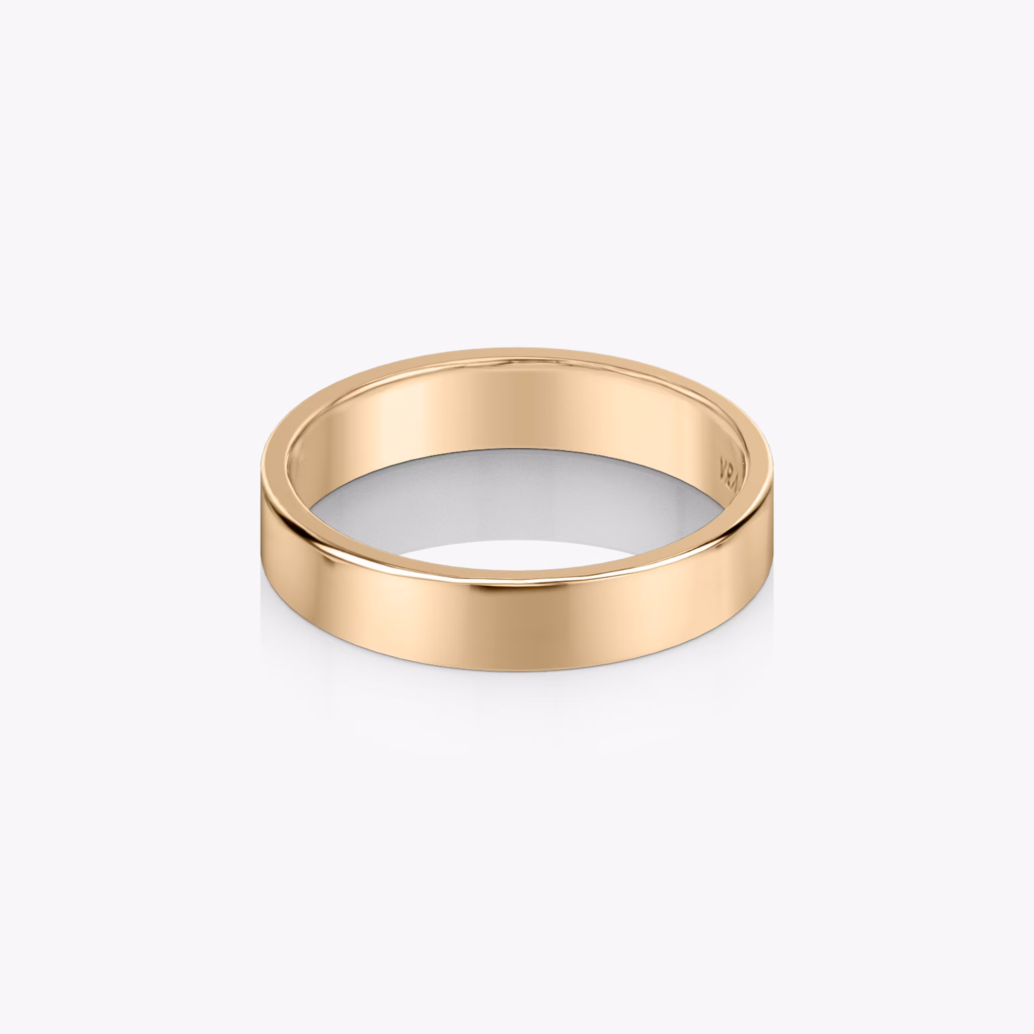 The Flat | 14k | Rose Gold | bandWidth: 4.5mm
