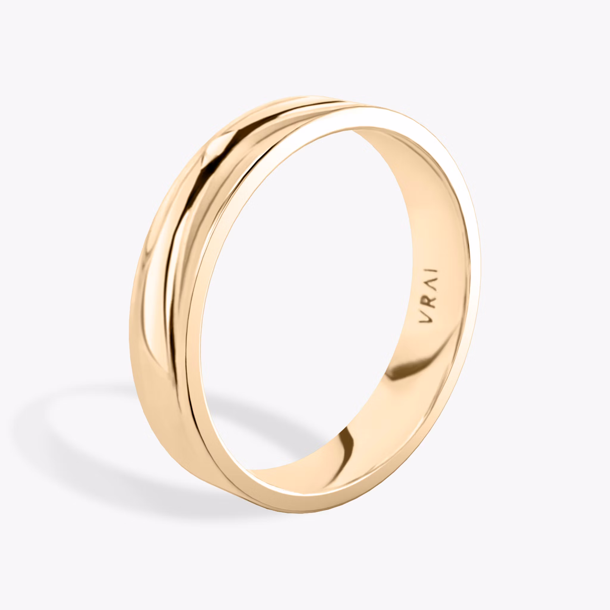 The Flat | 14k | Rose Gold | bandWidth: 4.5mm