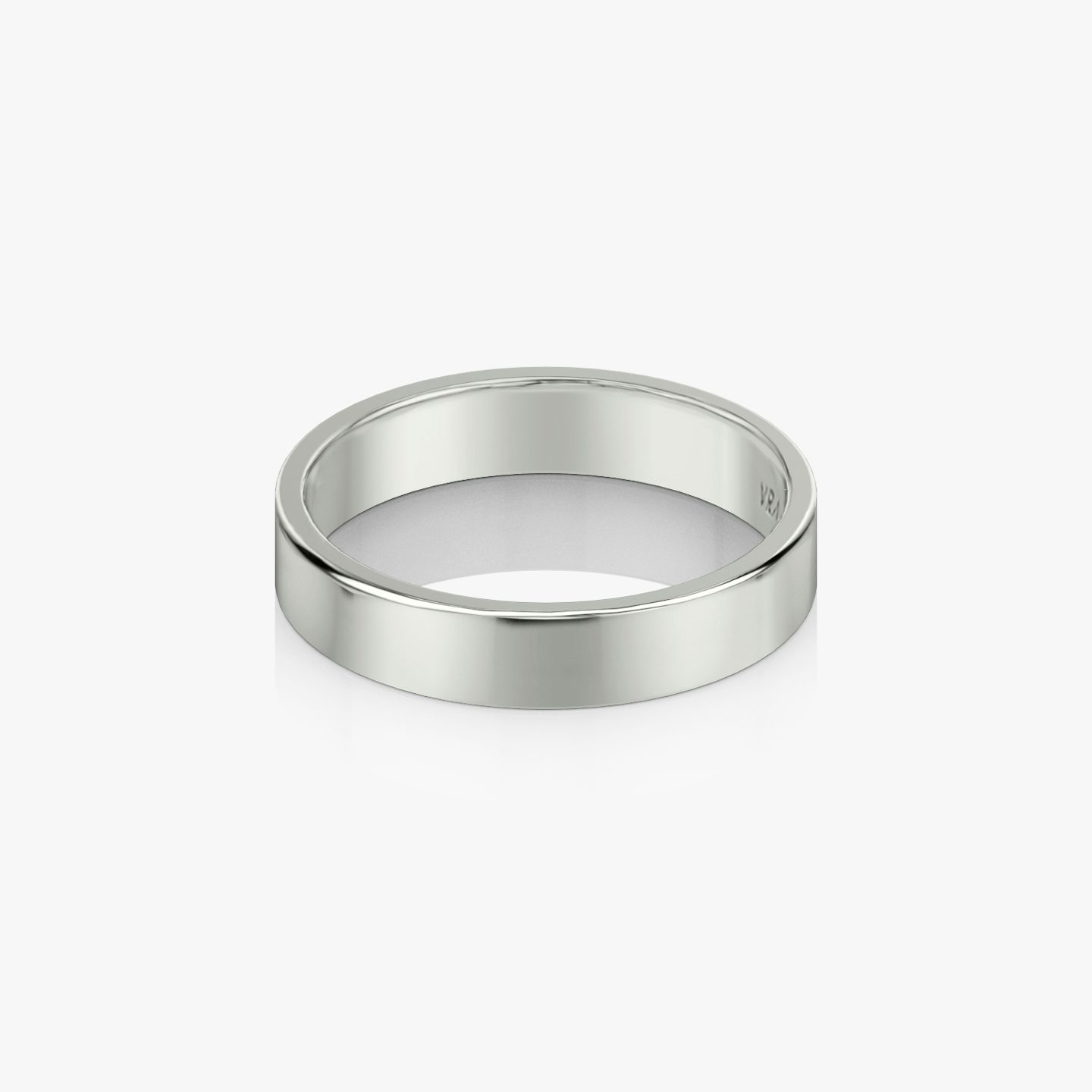The Flat | 18k | White Gold | bandWidth: 4.5mm