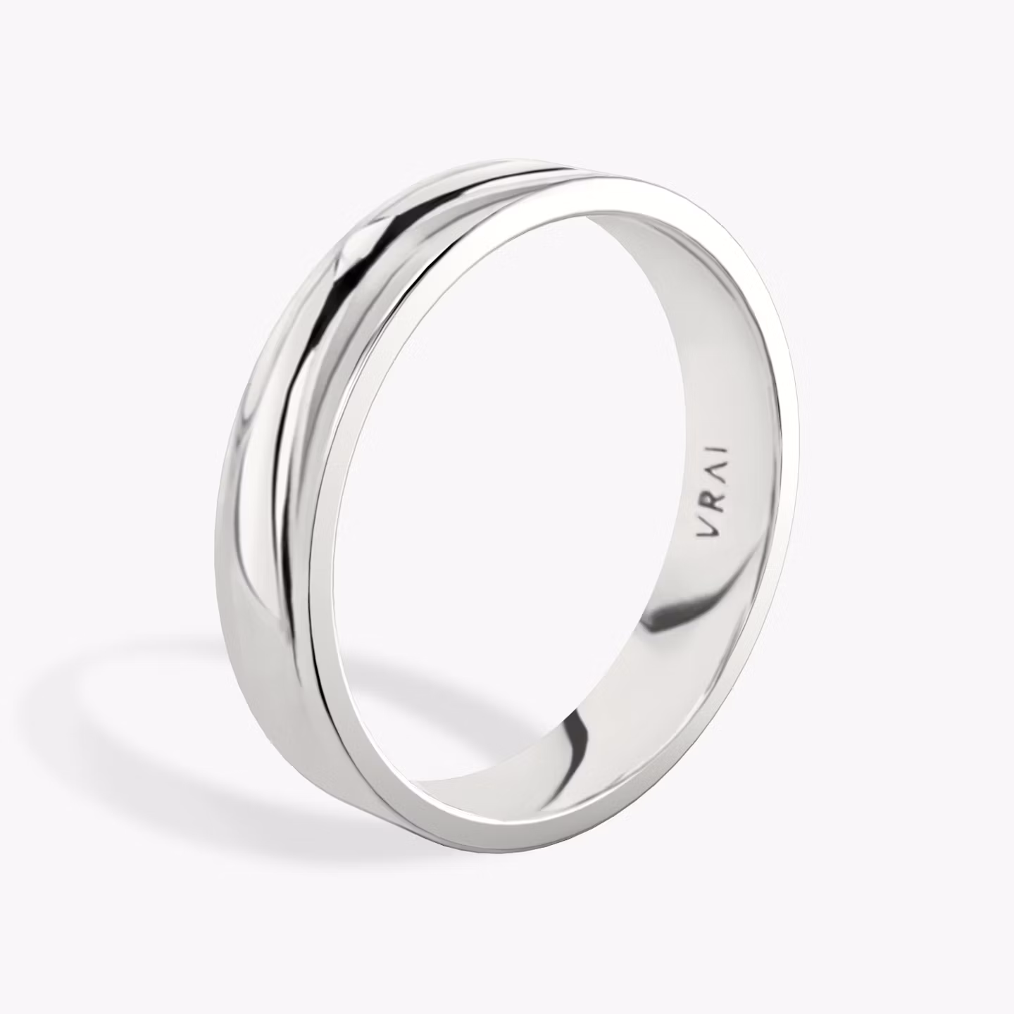 The Flat | 18k | White Gold | bandWidth: 4.5mm
