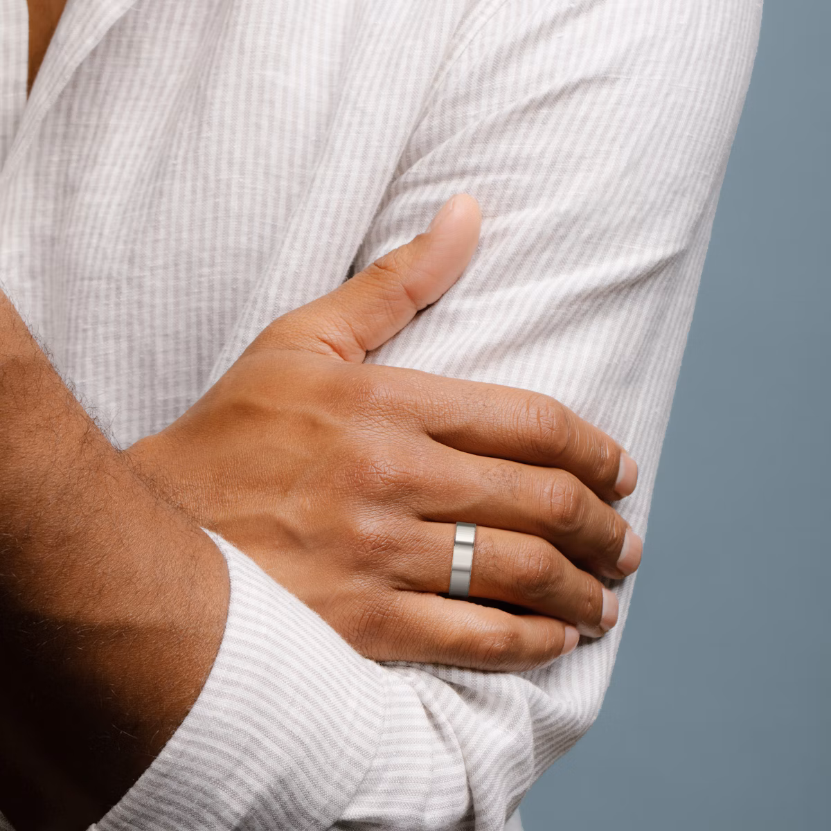 The Flat | 18k | White Gold | bandWidth: 6mm