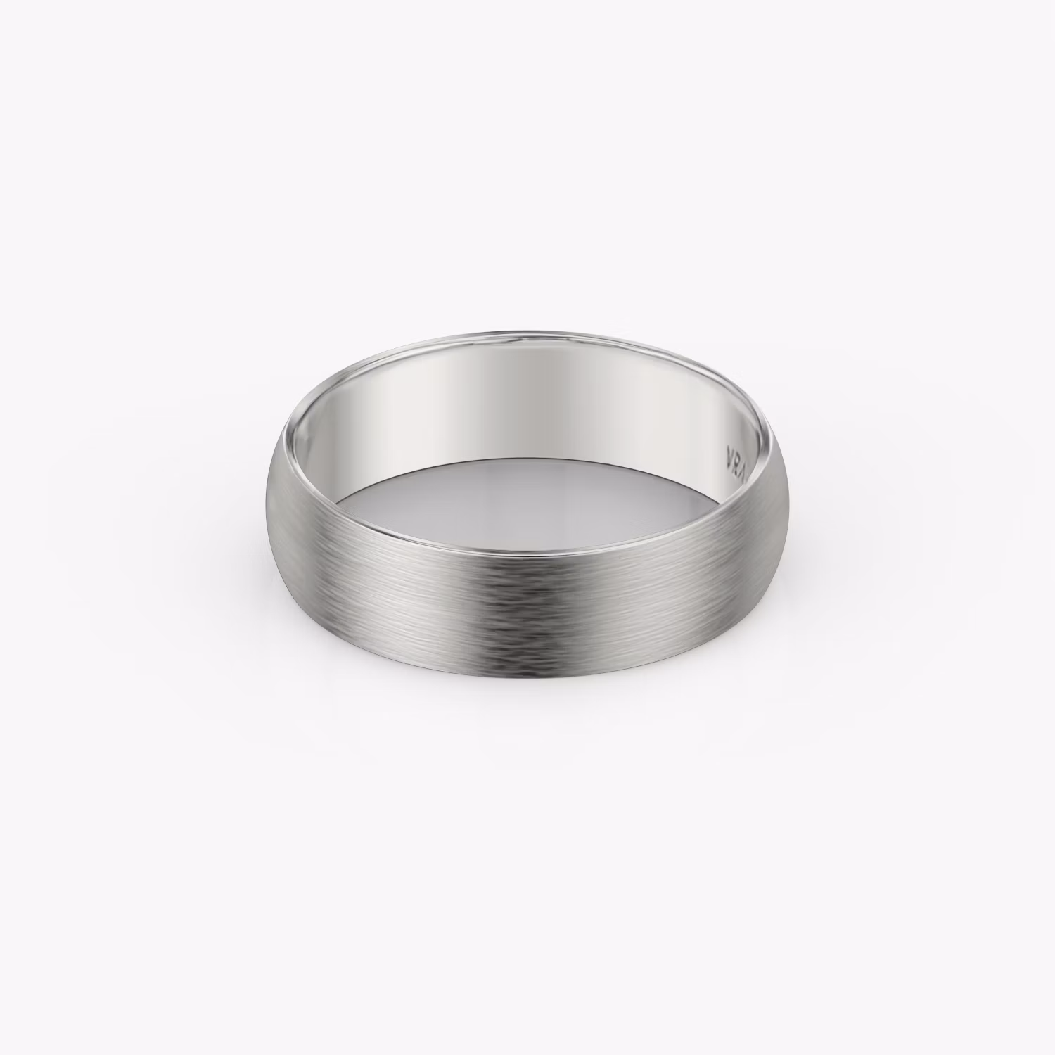 Brushed Round Ehering 6 mm