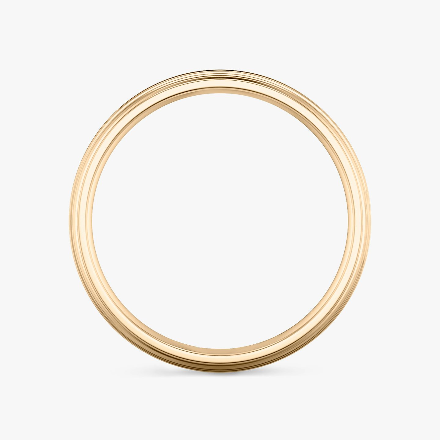 The Brushed Bevel Band | 14k | Rose Gold | bandWidth: 6mm